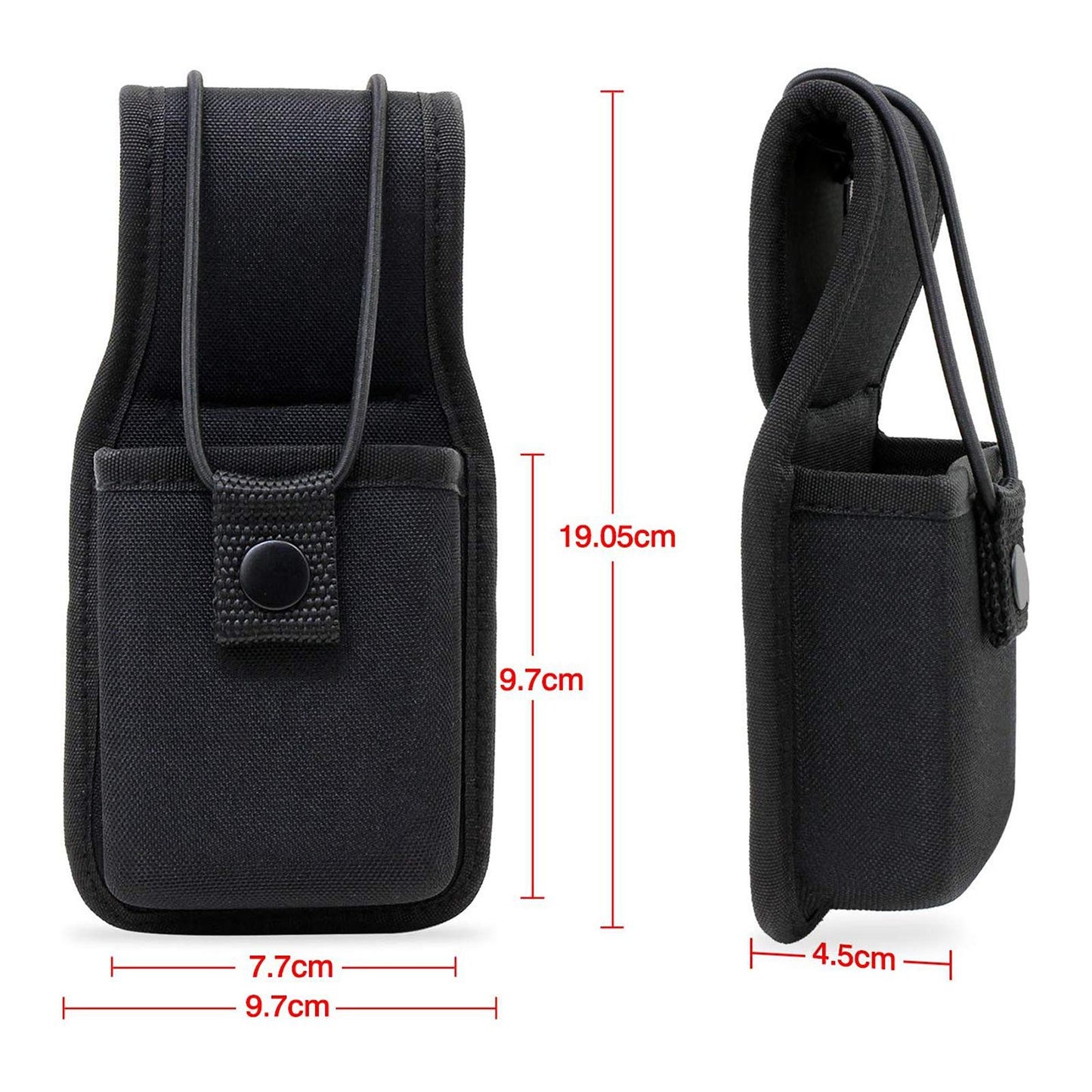 Nylon Radio Pouch Holster Case Waist Belt Bag for Most Radio Camping Hunting