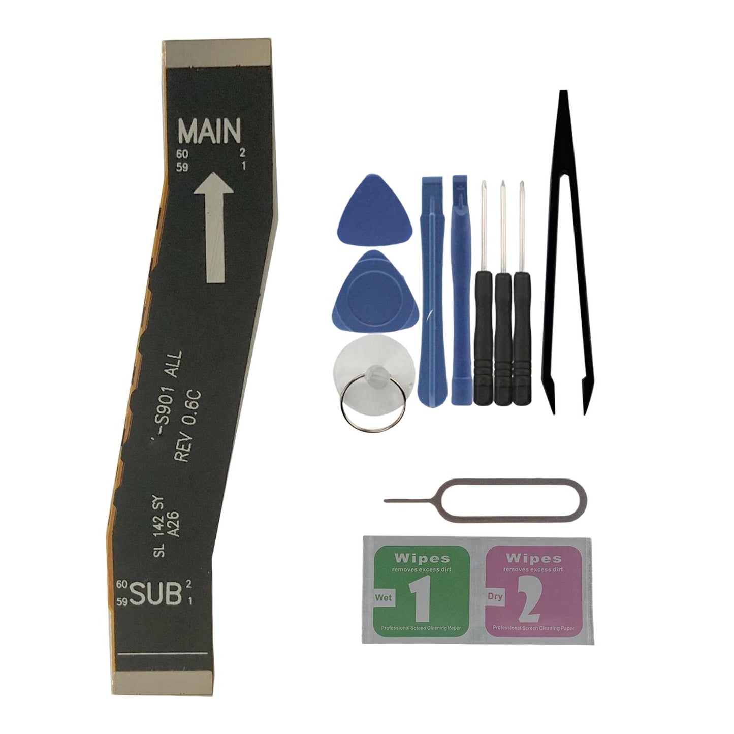 Mainboard Flex Cable Kit with Tools for Samsung Galaxy S22 S901 Premium