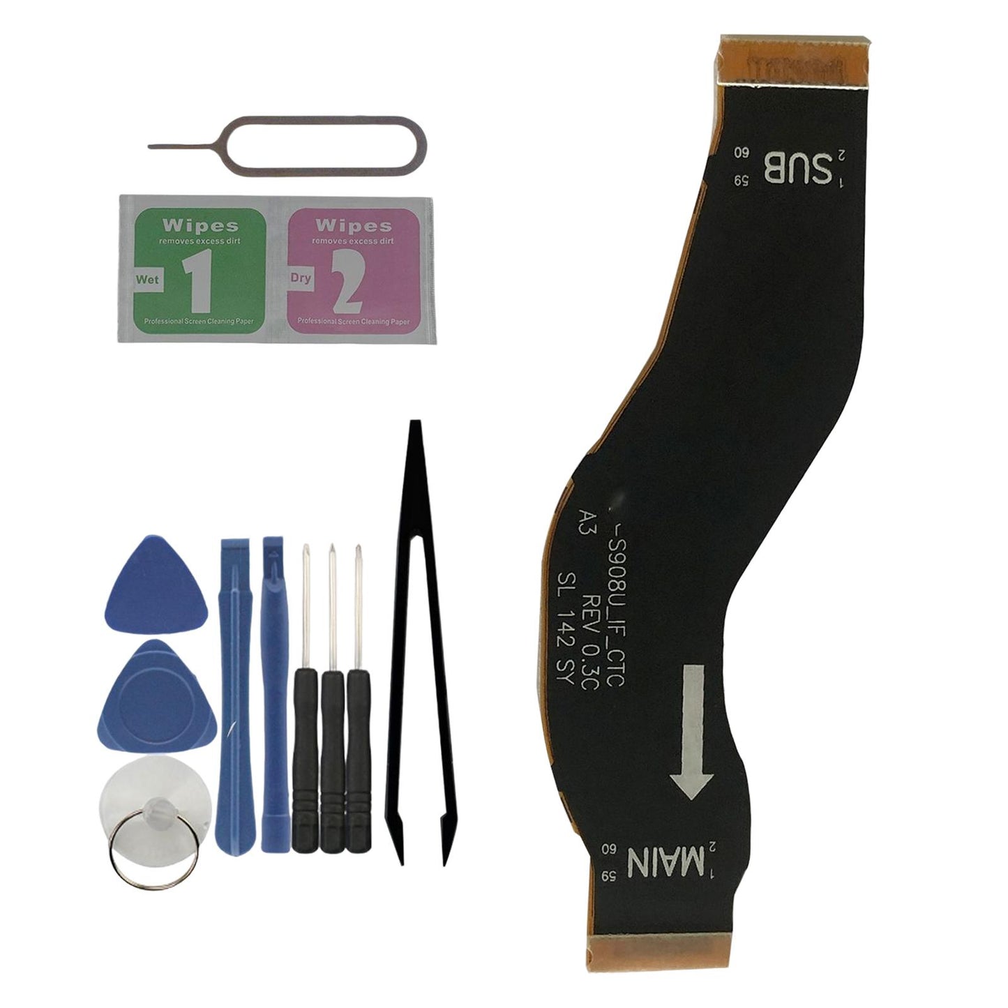 Main Motherboard Flex Connector Repair Kit for Samsung S22 5G S908