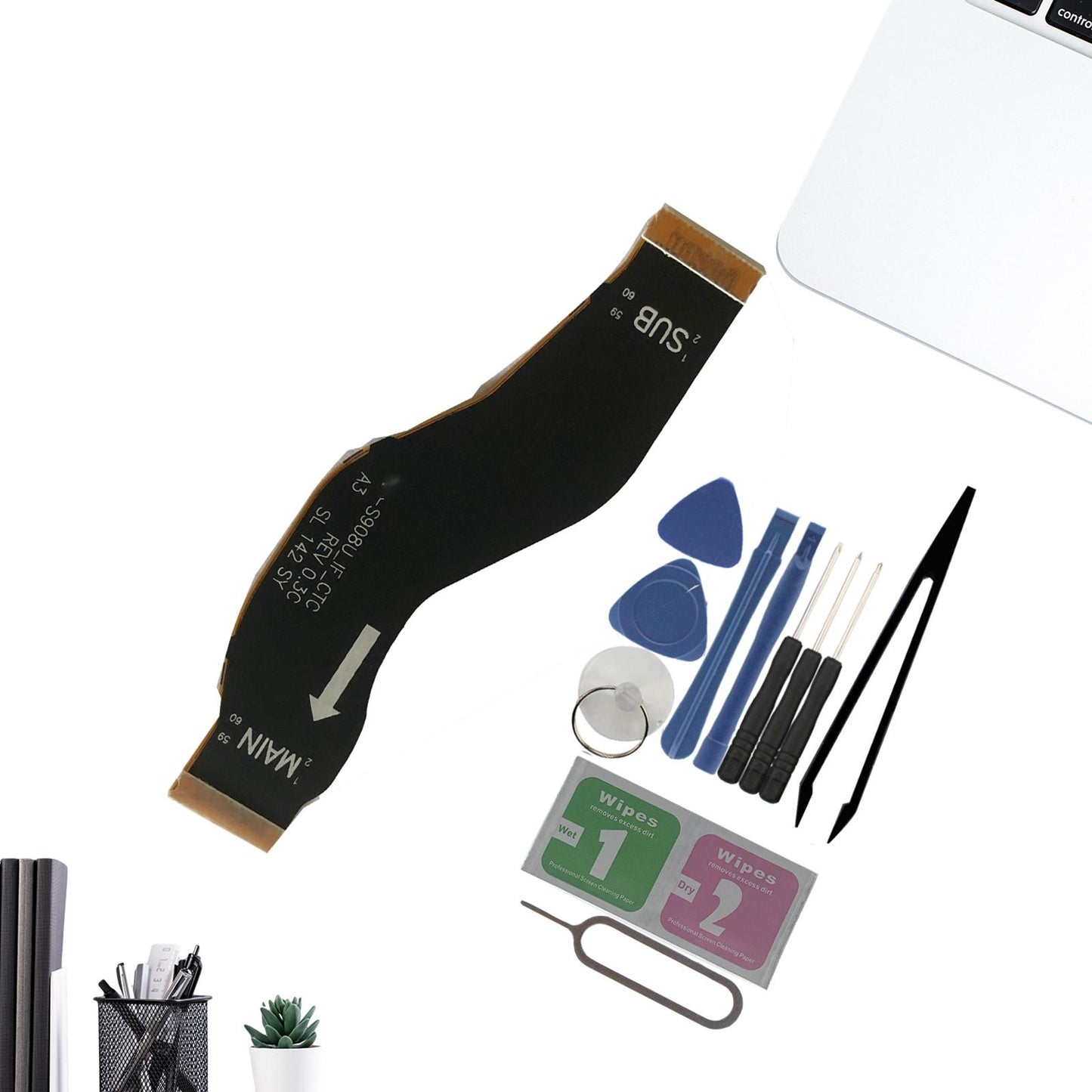 Main Motherboard Flex Connector Repair Kit for Samsung S22 5G S908