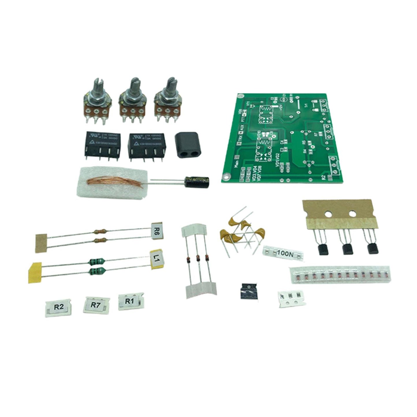 Qrm Eliminator Kits 1-30MHZ HF Bands with Built in PTT Control for Radio DIY