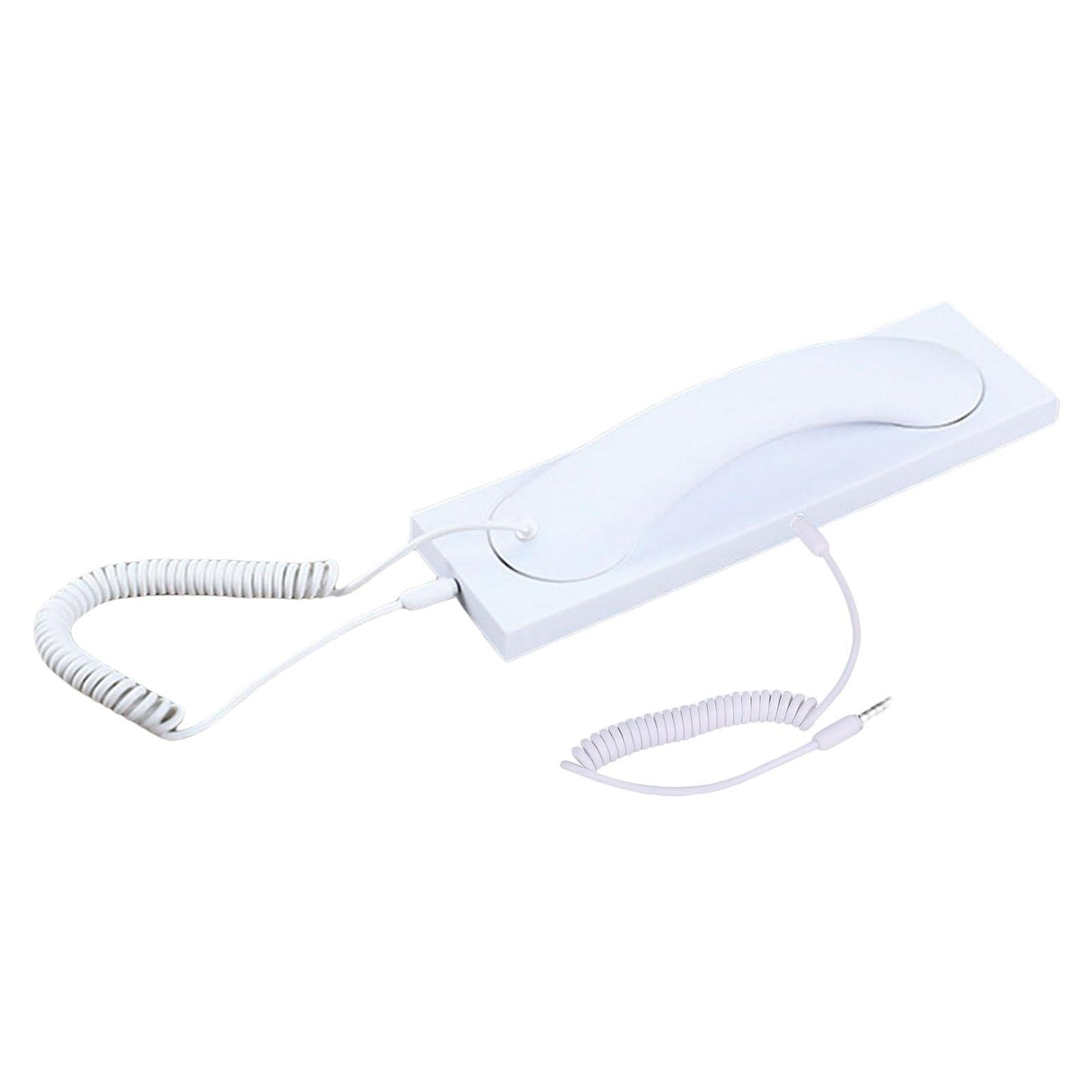 Retro Phone Handset Headset Comfortable Call Fashion for iPhone Smartphones White