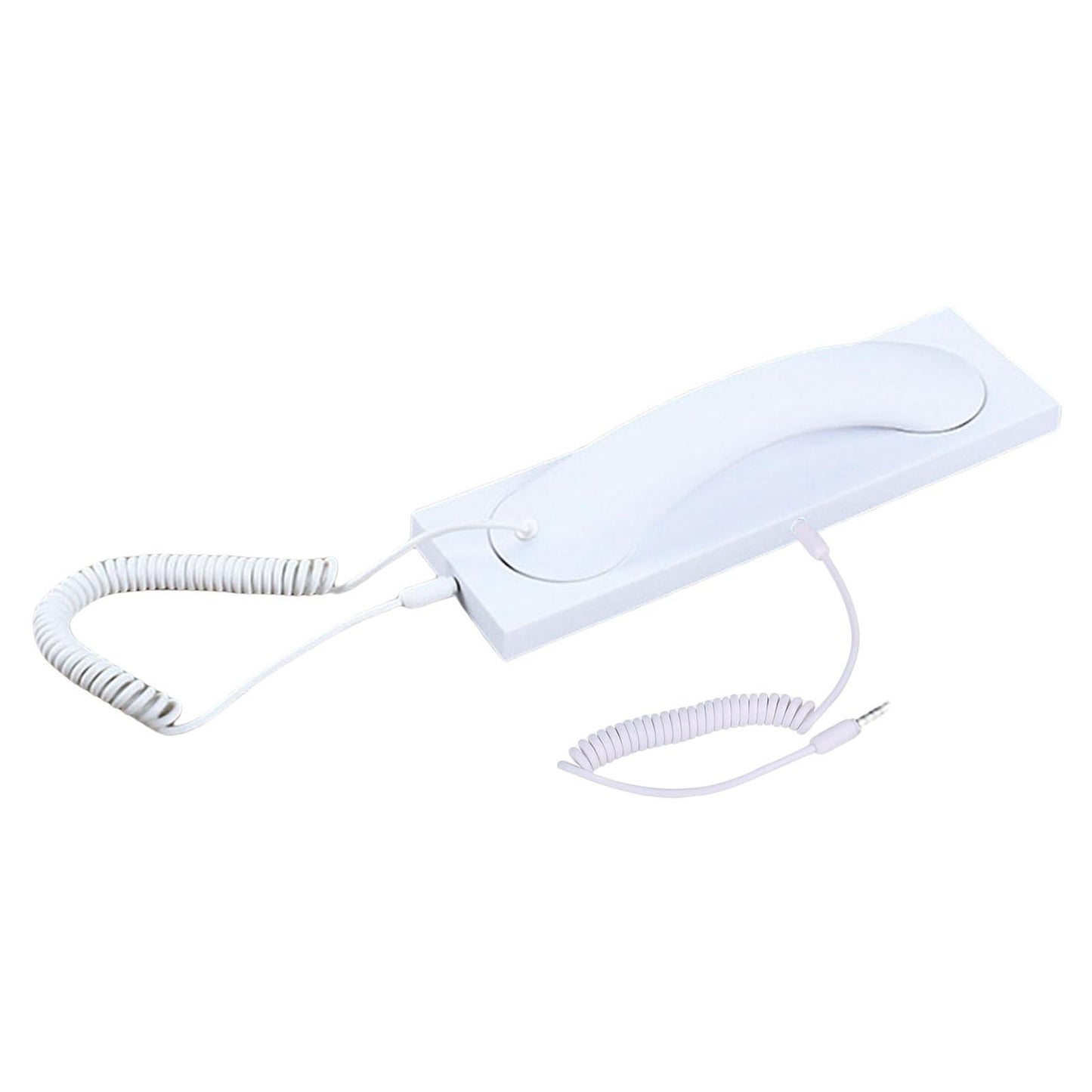 Retro Phone Handset Headset Comfortable Call Fashion for iPhone Smartphones White