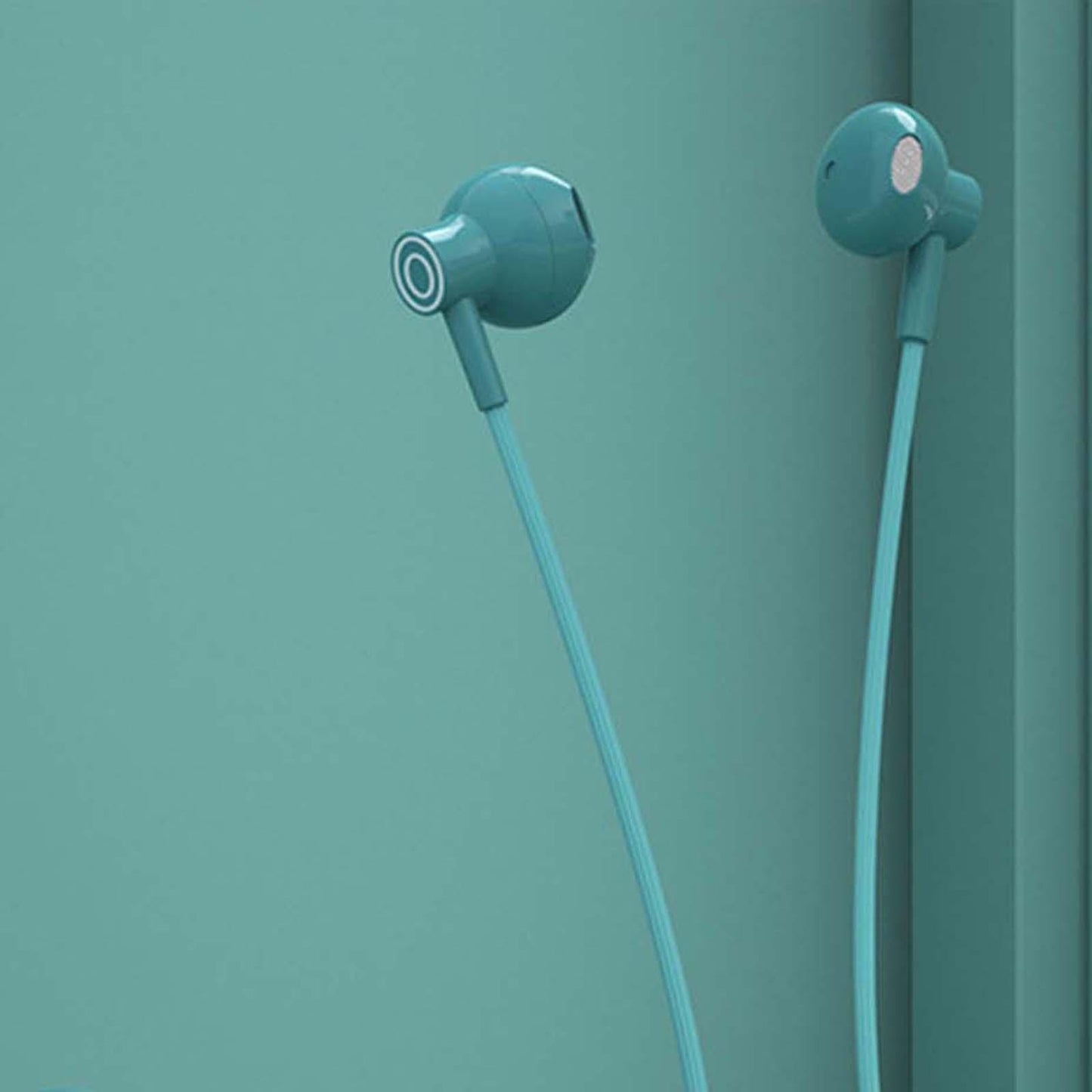 Bluetooth Neckband Headphones Running Noise Cancelling in Ear Earphone Green