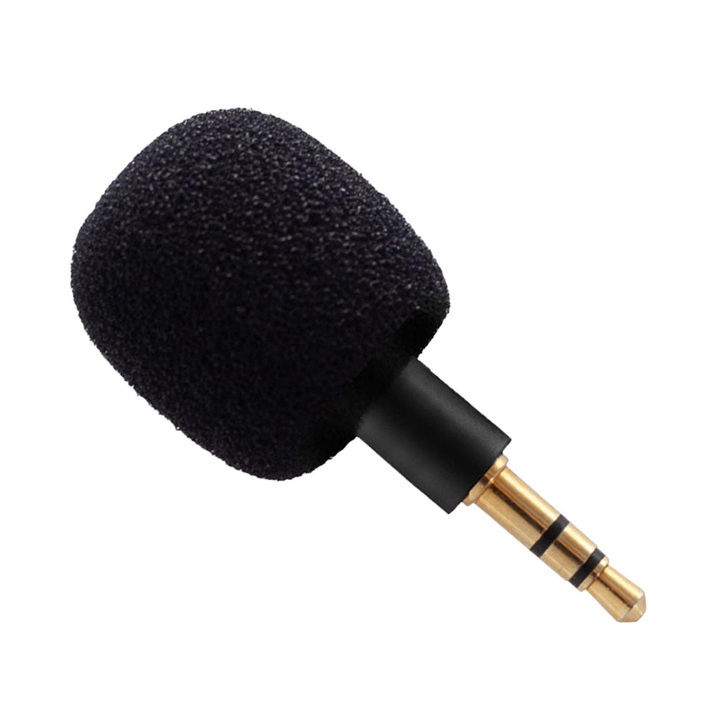 Mini Condenser Microphone Anti Interference for Cell Phone Black Three Level