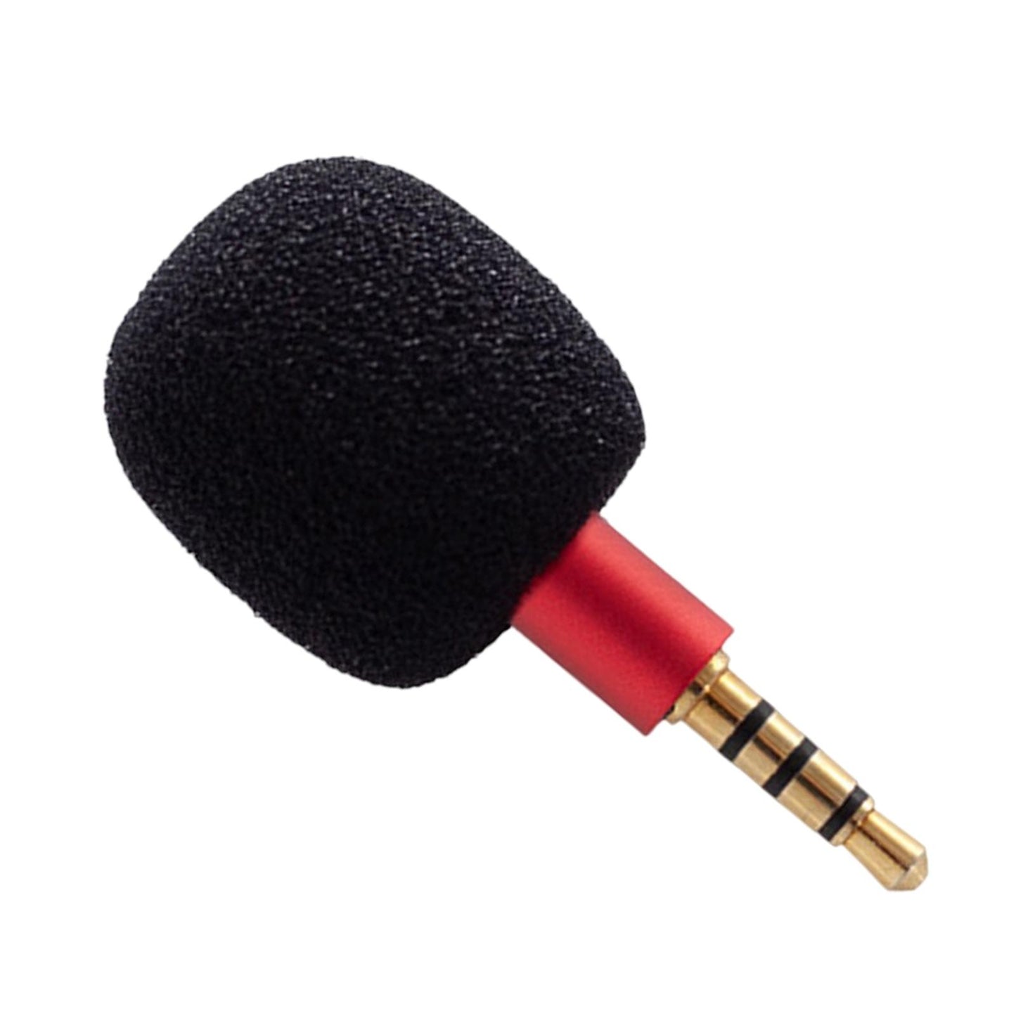 Mini Condenser Microphone Anti Interference for Cell Phone Red Four Level