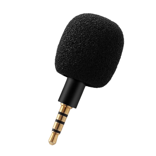 Mini Condenser Microphone Anti Interference for Cell Phone Black Four Level