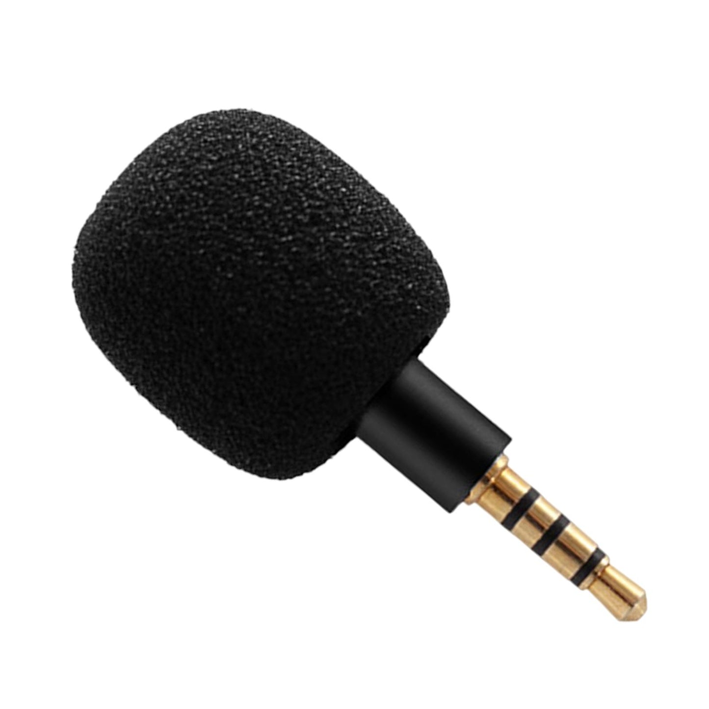 Mini Condenser Microphone Anti Interference for Cell Phone Black Four Level