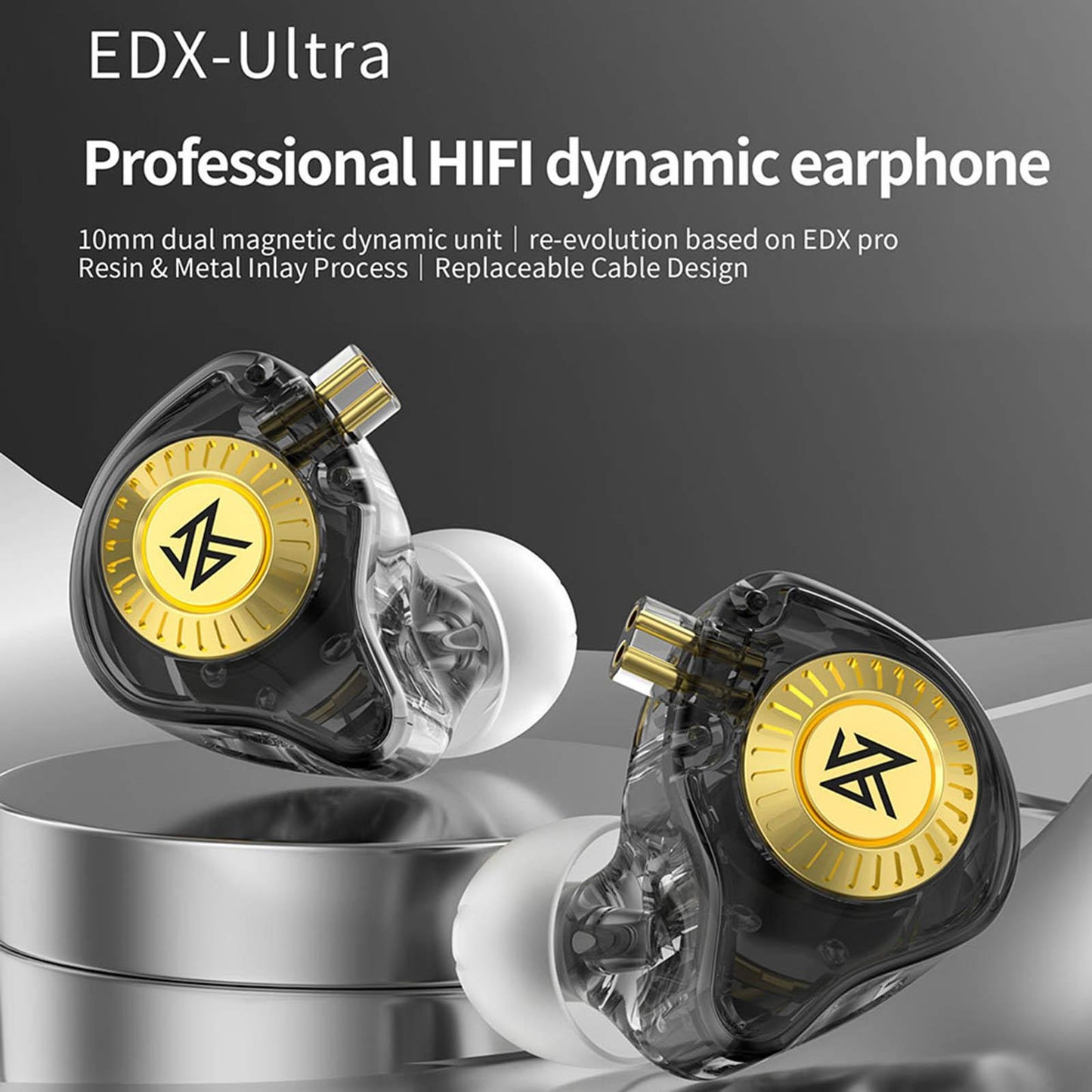 in Ear Earphones Wired Headphones Dynamic Driver with Removable Cable HiFi Standard Version 