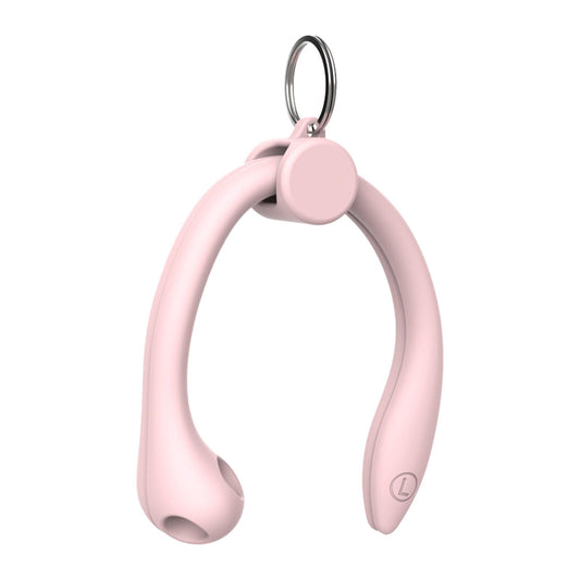 Silicone Ear Hooks Anti Drop Anti Slip for Bluetooth Earbuds Accessories Pink 
