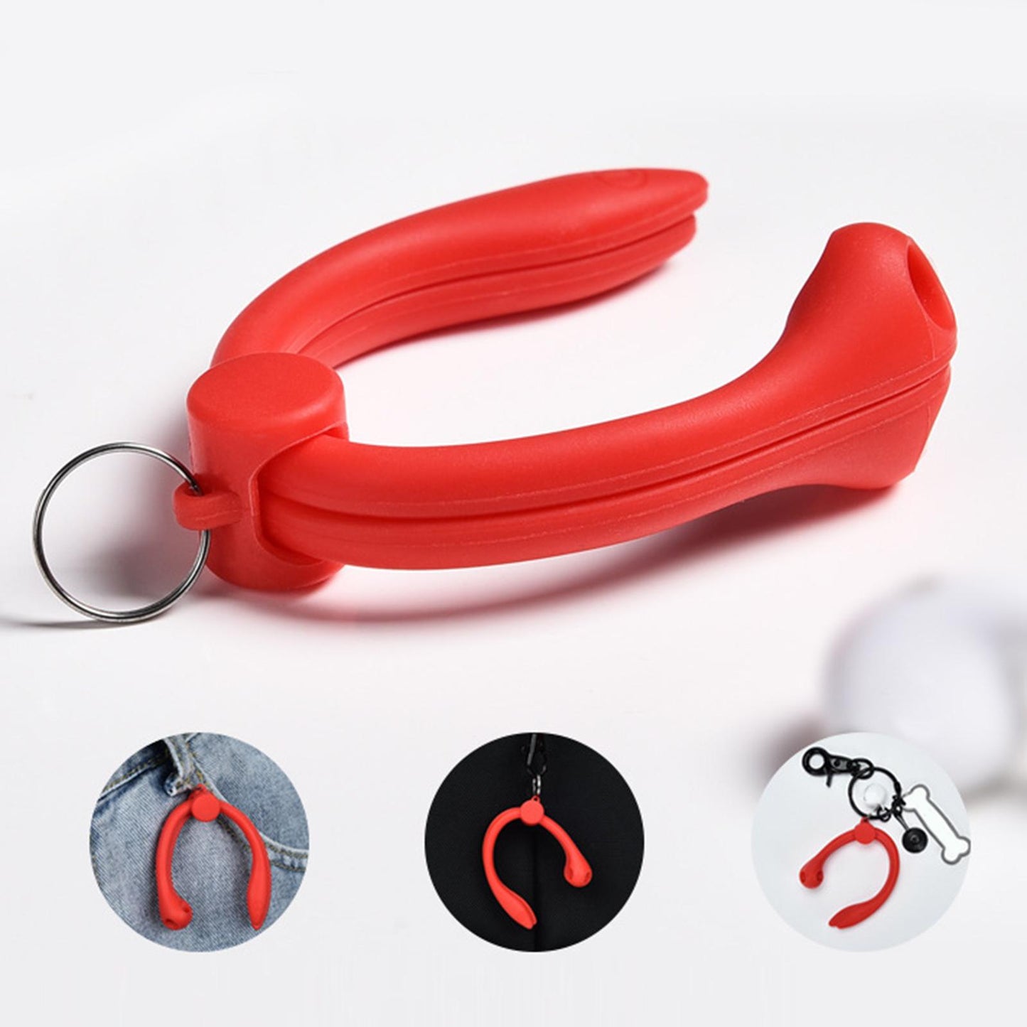 Silicone Ear Hooks Anti Drop Anti Slip for Bluetooth Earbuds Accessories Red 