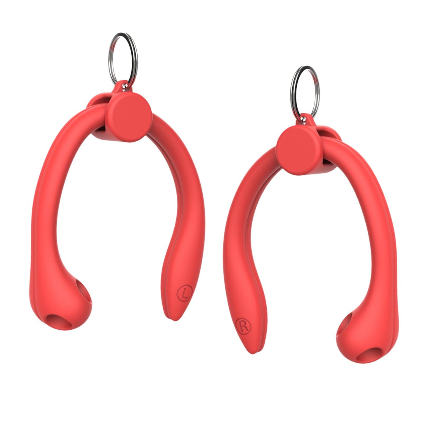Silicone Ear Hooks Anti Drop Anti Slip for Bluetooth Earbuds Accessories Red 