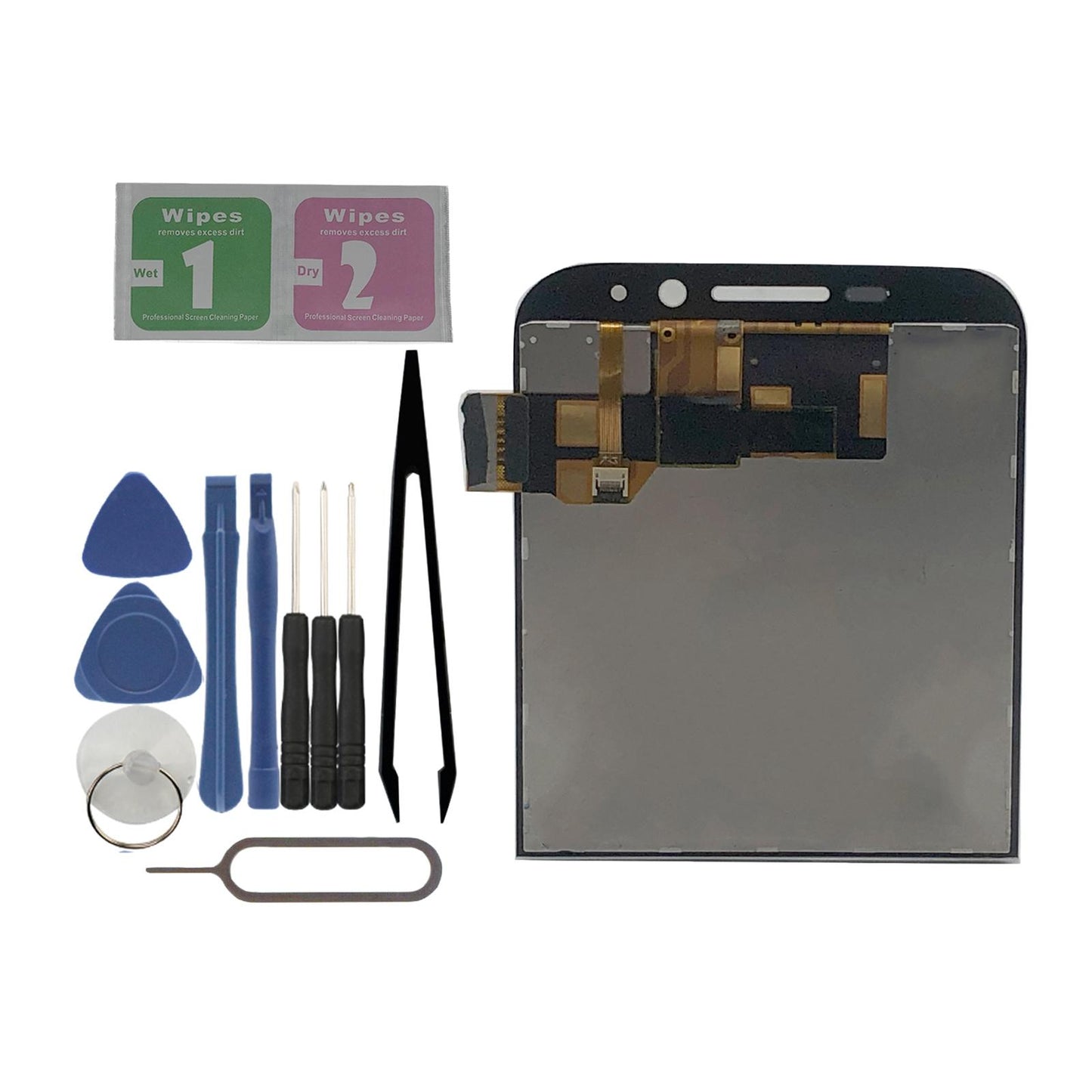 Touch Screen Spare Parts Repair Part with Frame for Blackberry Classic Q20