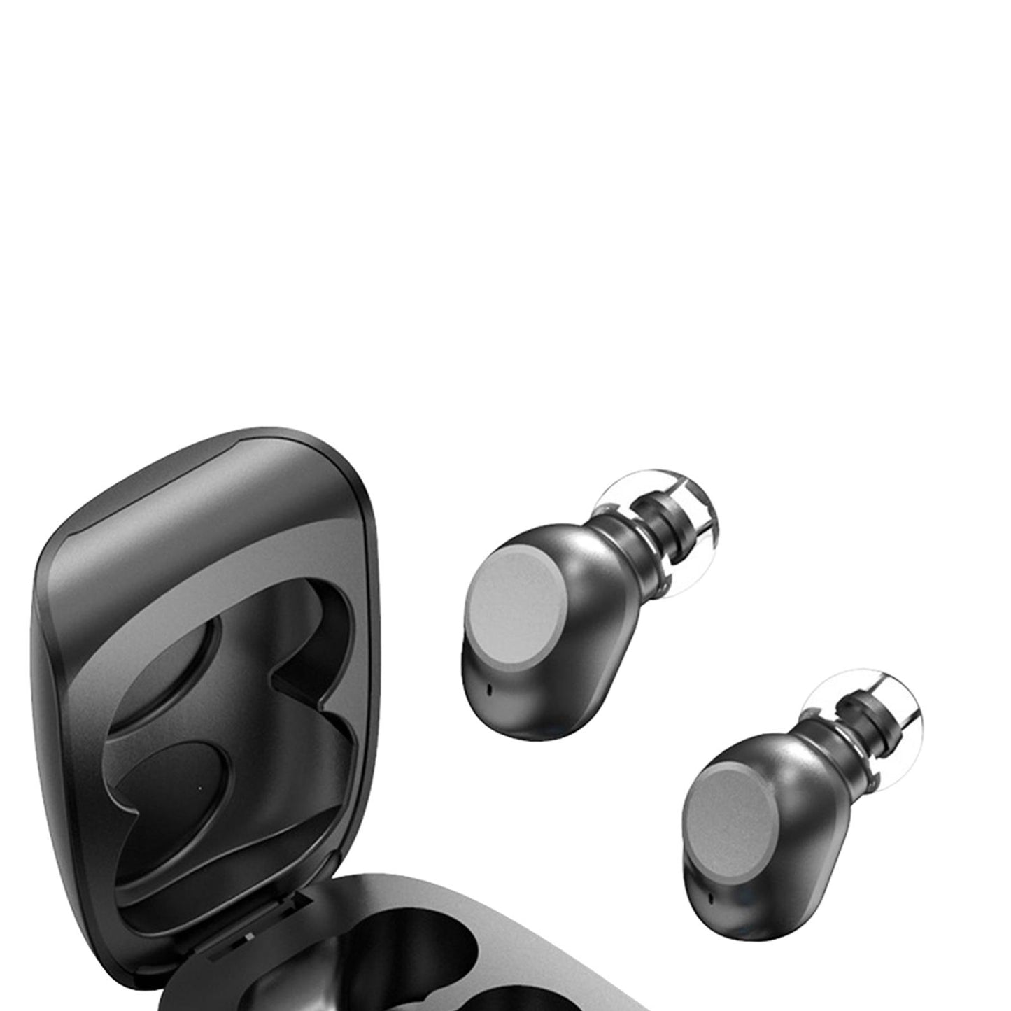Wireless Earbuds V5.1 in Ear Noise Canceling with Charging Case  Black