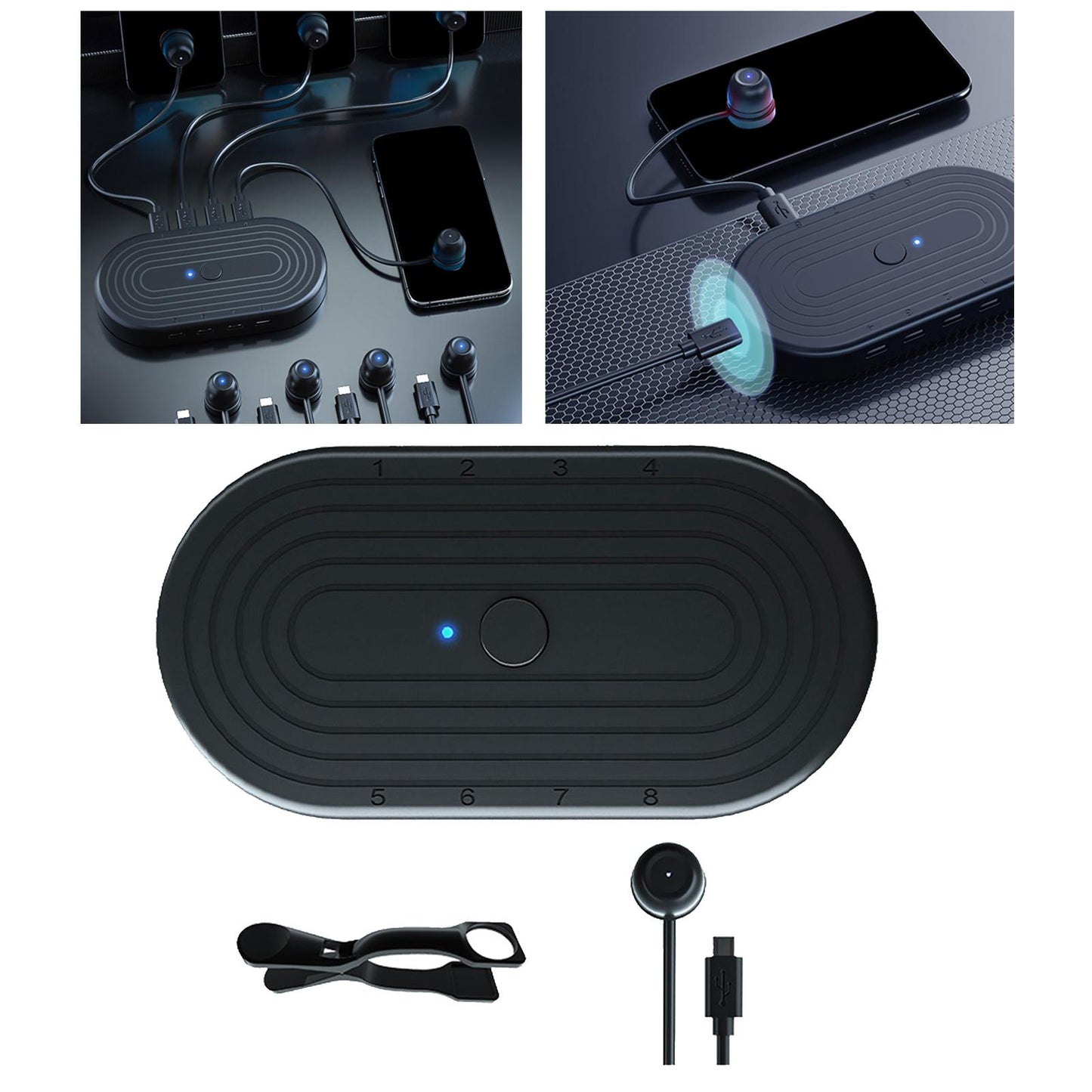 Touch Screen Auto Clicker 8 in 1 for Games Live Broadcast 1 Device 1 Clicker