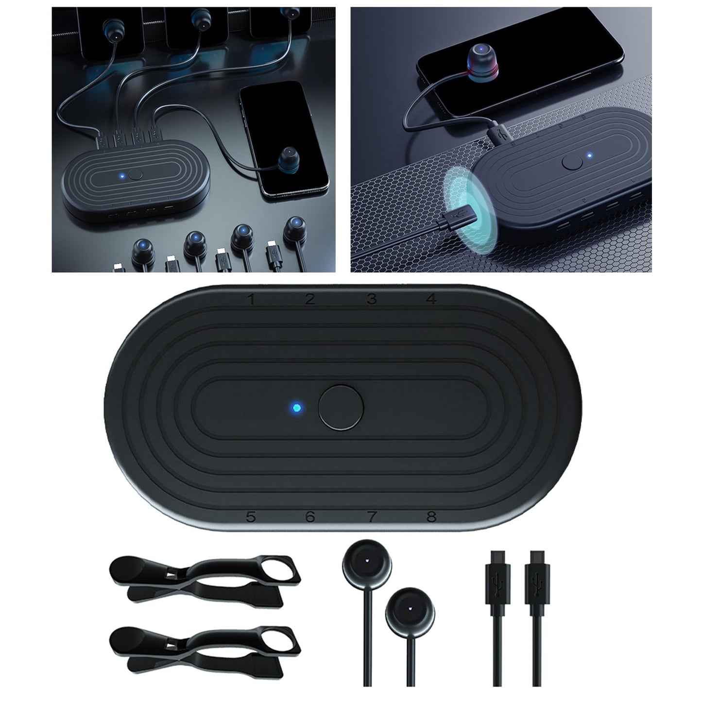 Touch Screen Auto Clicker 8 in 1 for Games Live Broadcast 1 Device 2 Clicker