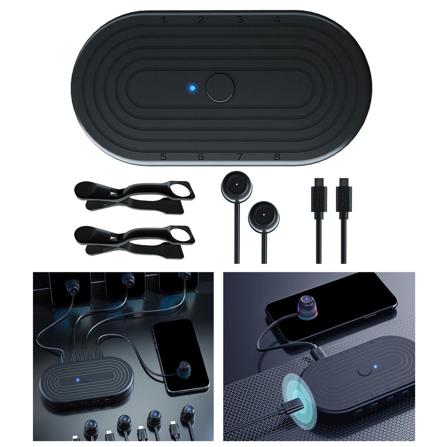 Touch Screen Auto Clicker 8 in 1 for Games Live Broadcast 1 Device 2 Clicker