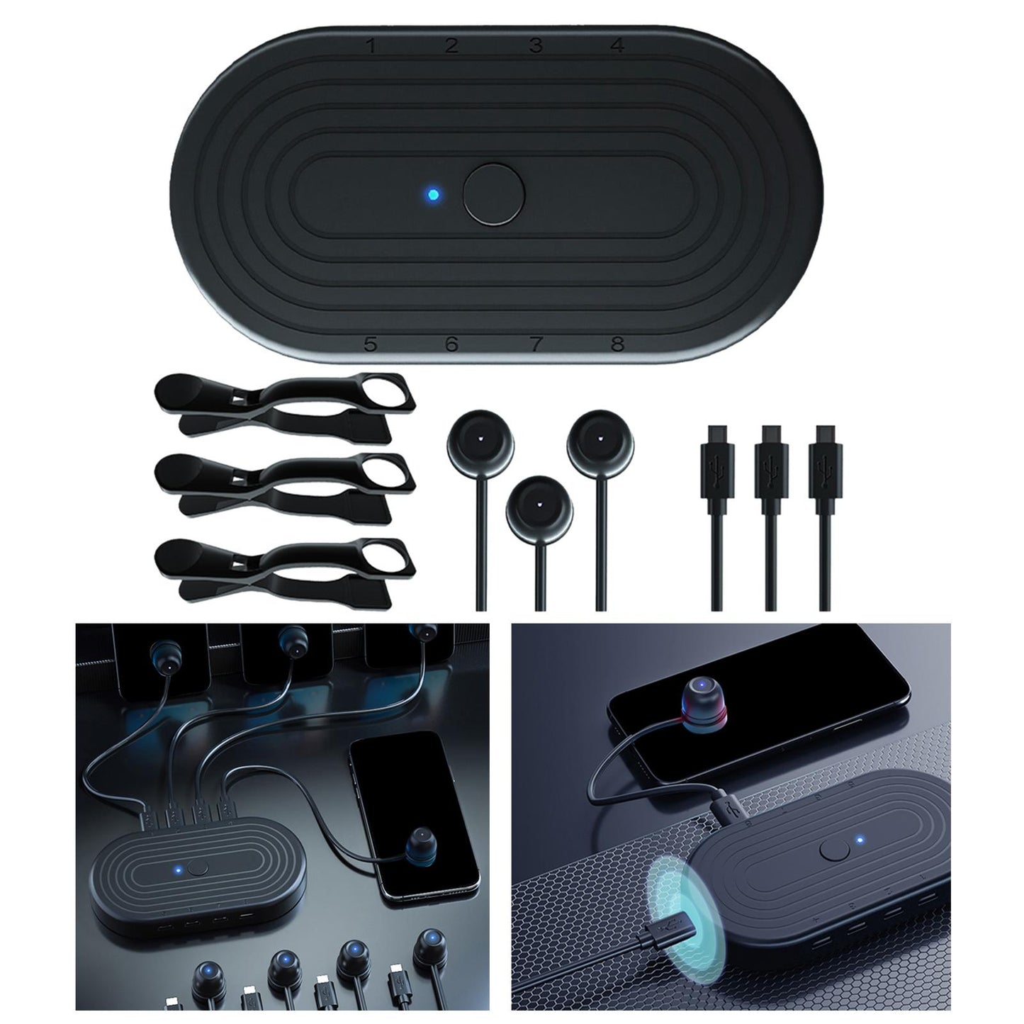 Touch Screen Auto Clicker 8 in 1 for Games Live Broadcast 1 Device 3 Clicker