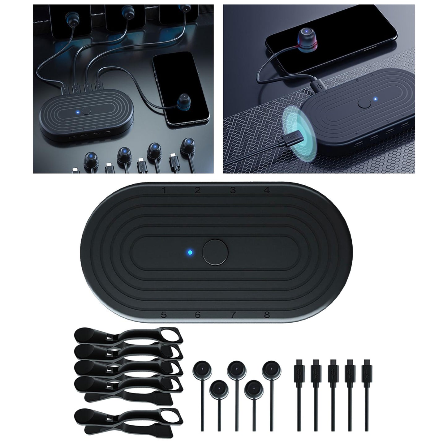 Touch Screen Auto Clicker 8 in 1 for Games Live Broadcast 1 Device 5 Clicker