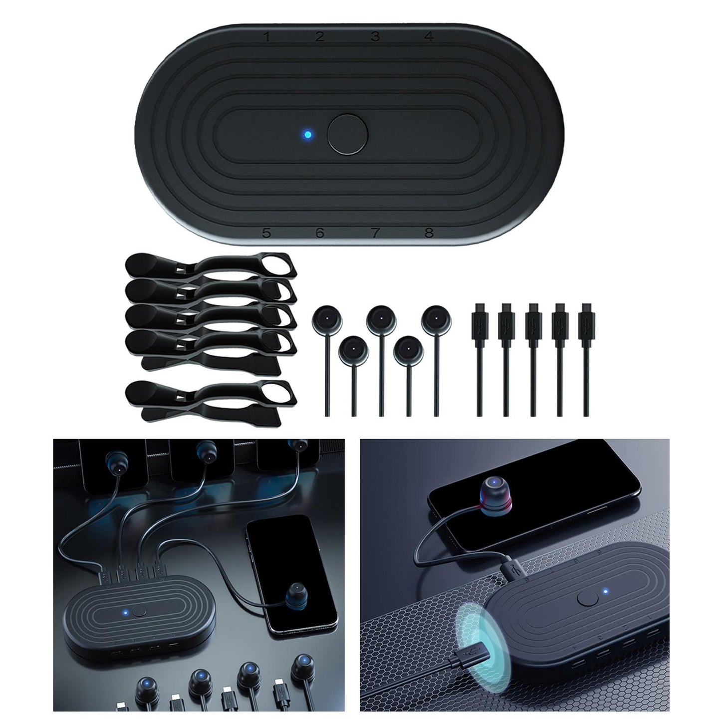 Touch Screen Auto Clicker 8 in 1 for Games Live Broadcast 1 Device 5 Clicker