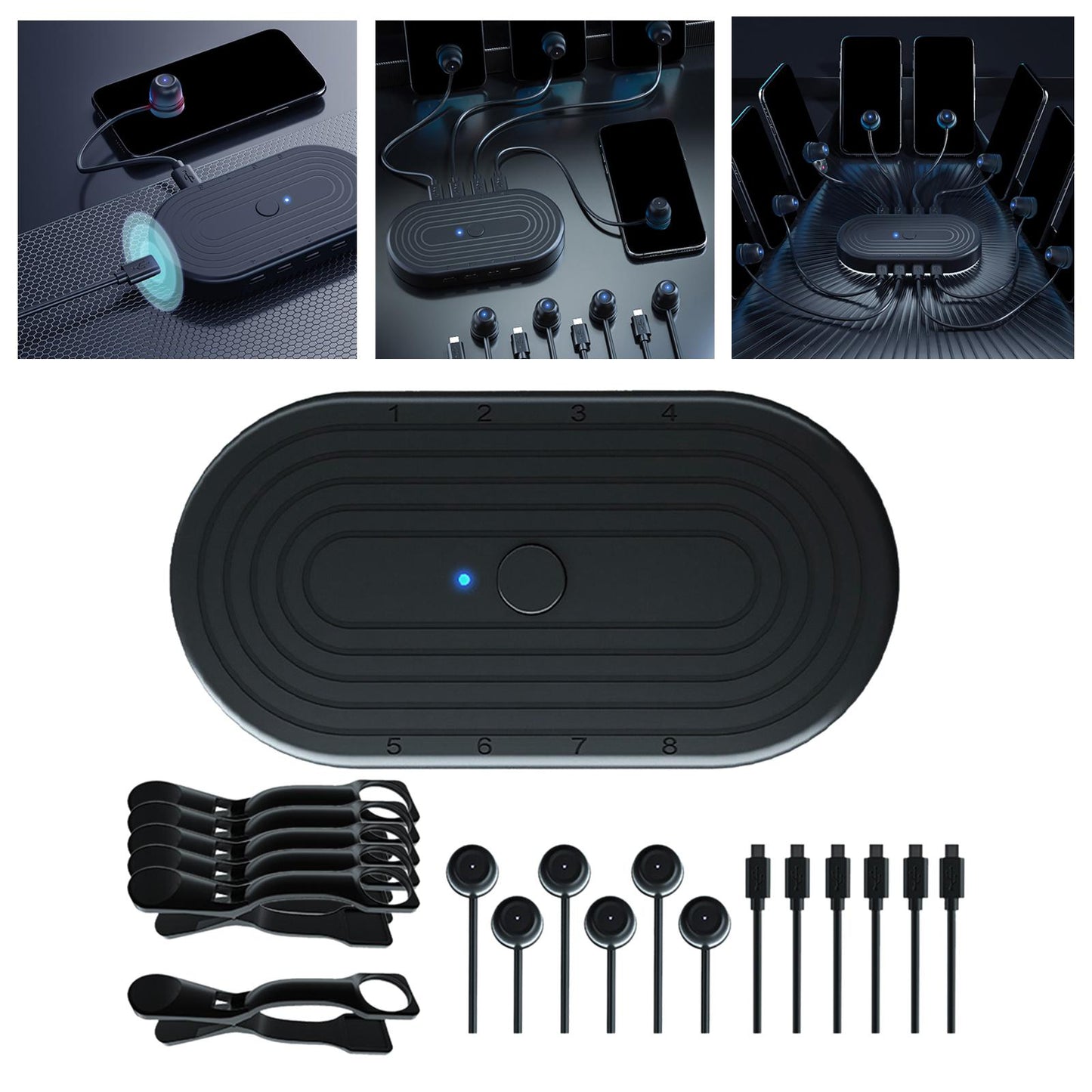 Touch Screen Auto Clicker 8 in 1 for Games Live Broadcast 1 Device 6 Clicker