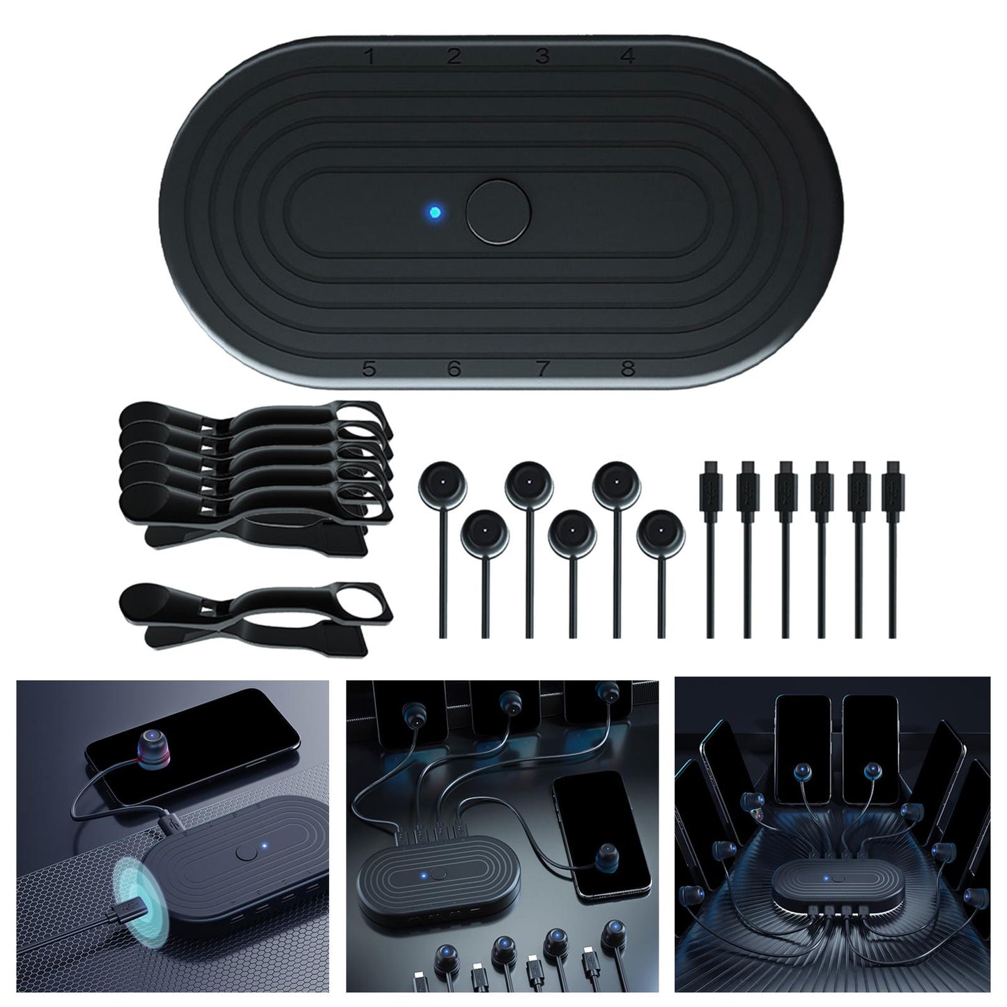 Touch Screen Auto Clicker 8 in 1 for Games Live Broadcast 1 Device 6 Clicker