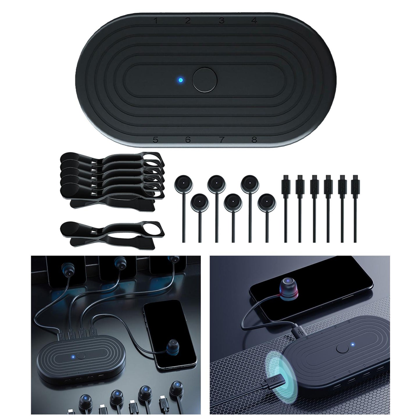 Touch Screen Auto Clicker 8 in 1 for Games Live Broadcast 1 Device 6 Clicker