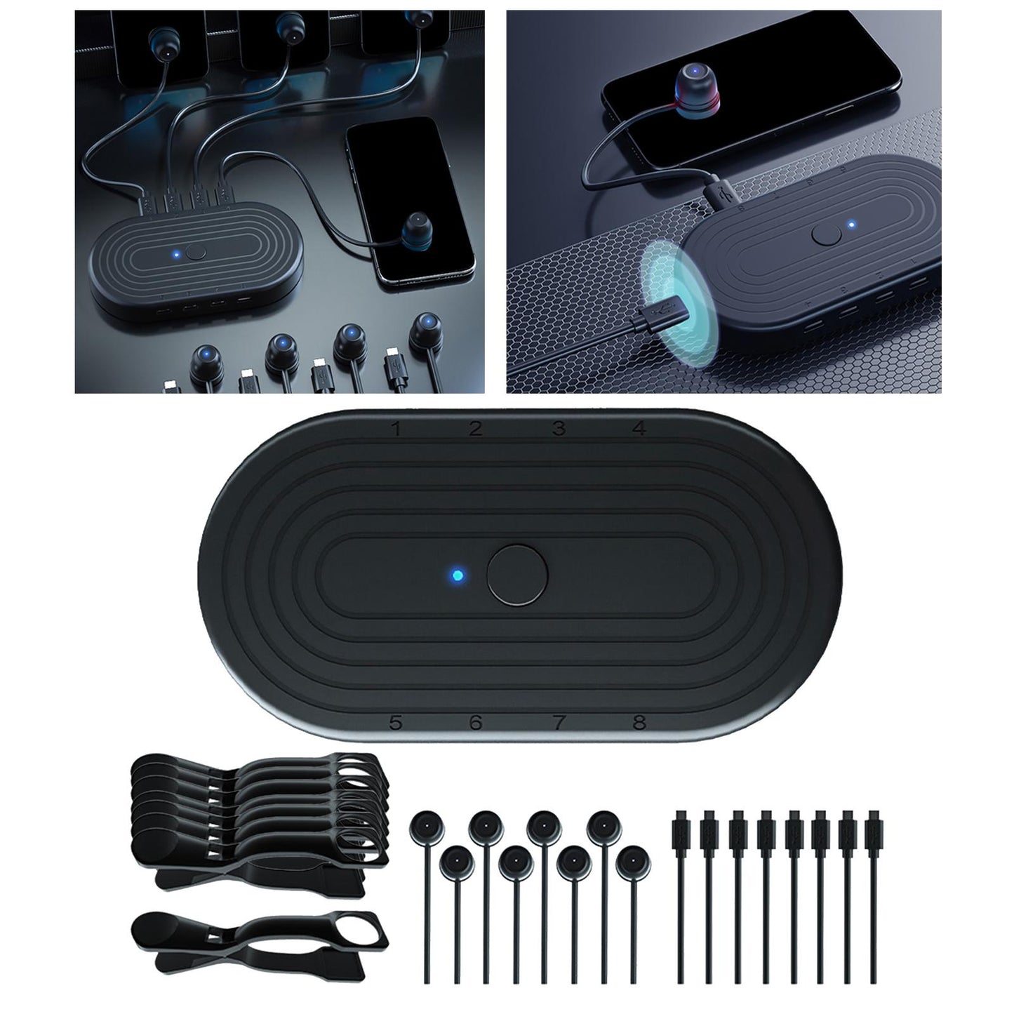 Touch Screen Auto Clicker 8 in 1 for Games Live Broadcast 1 Device 8 Clicker