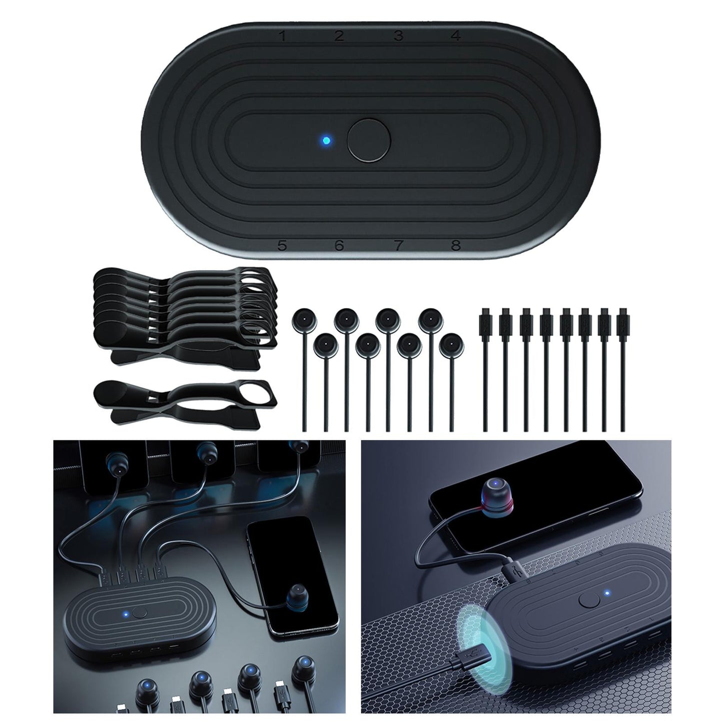 Touch Screen Auto Clicker 8 in 1 for Games Live Broadcast 1 Device 8 Clicker