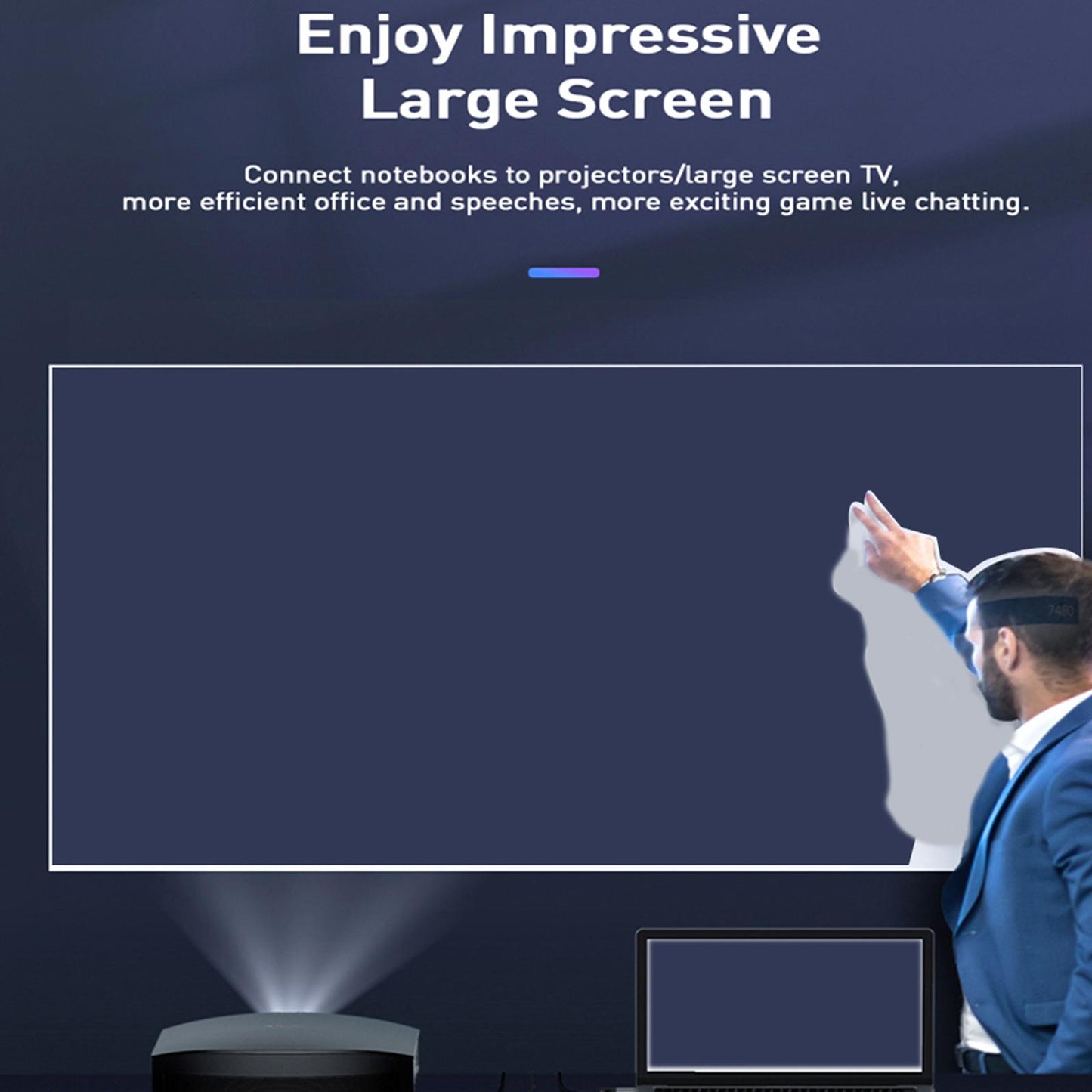 HDMI to VGA Cable with USB Power Male to Male for Desktop Monitor   1m