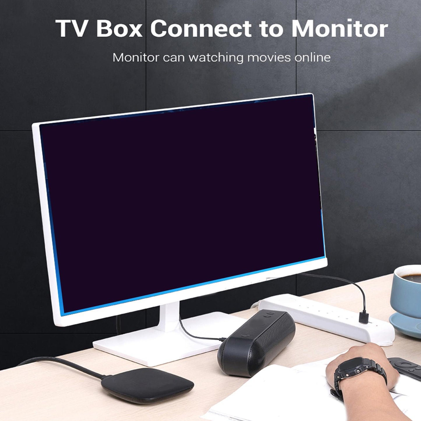 VGA to HDMI Converter Cable with Audio 1080P for TV Boxes Computer Monitor 2m