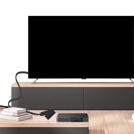 SCART Input to HDMI Output Converter Cable 1080P for STB Projector Monitor