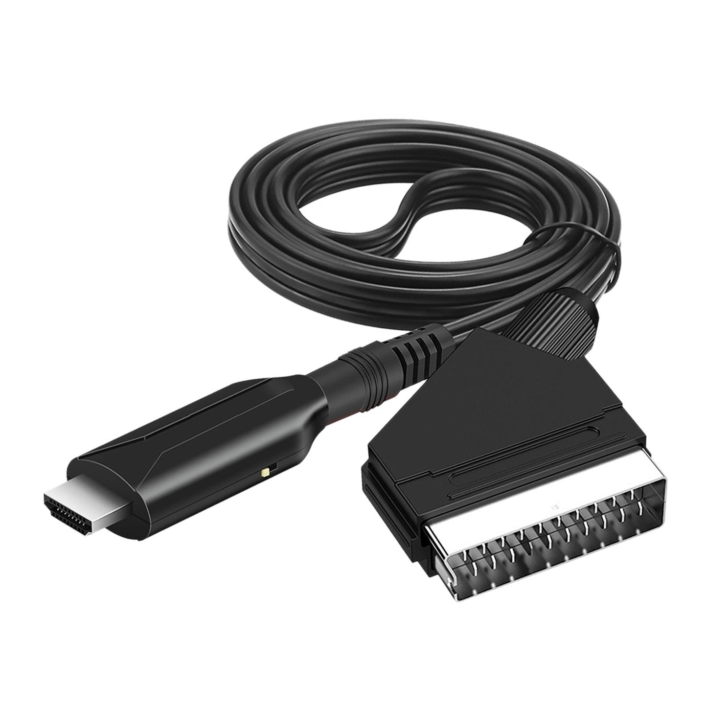 SCART Input to HDMI Output Converter Cable 1080P for STB Projector Monitor