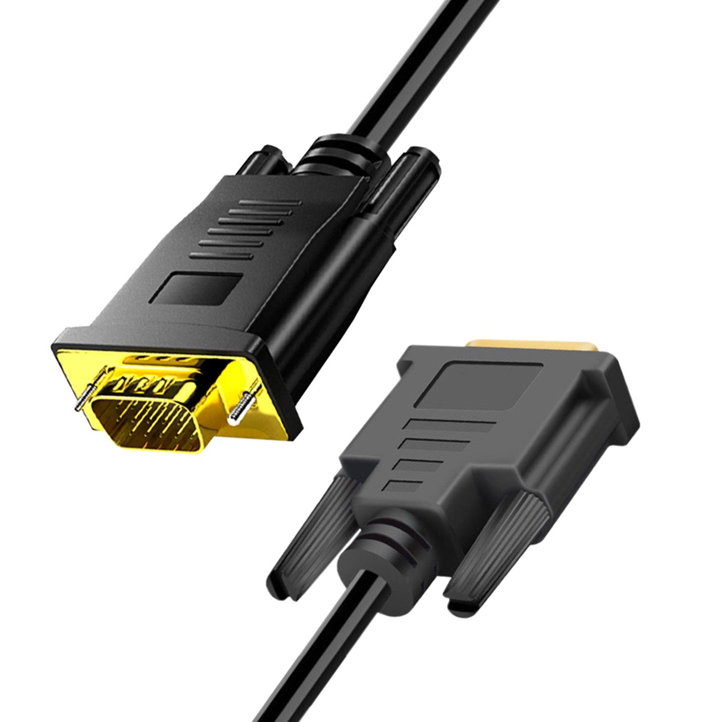 DVI D 24+1 to VGA Gold Plated Male to Male Adapter Cable for PC Monitor