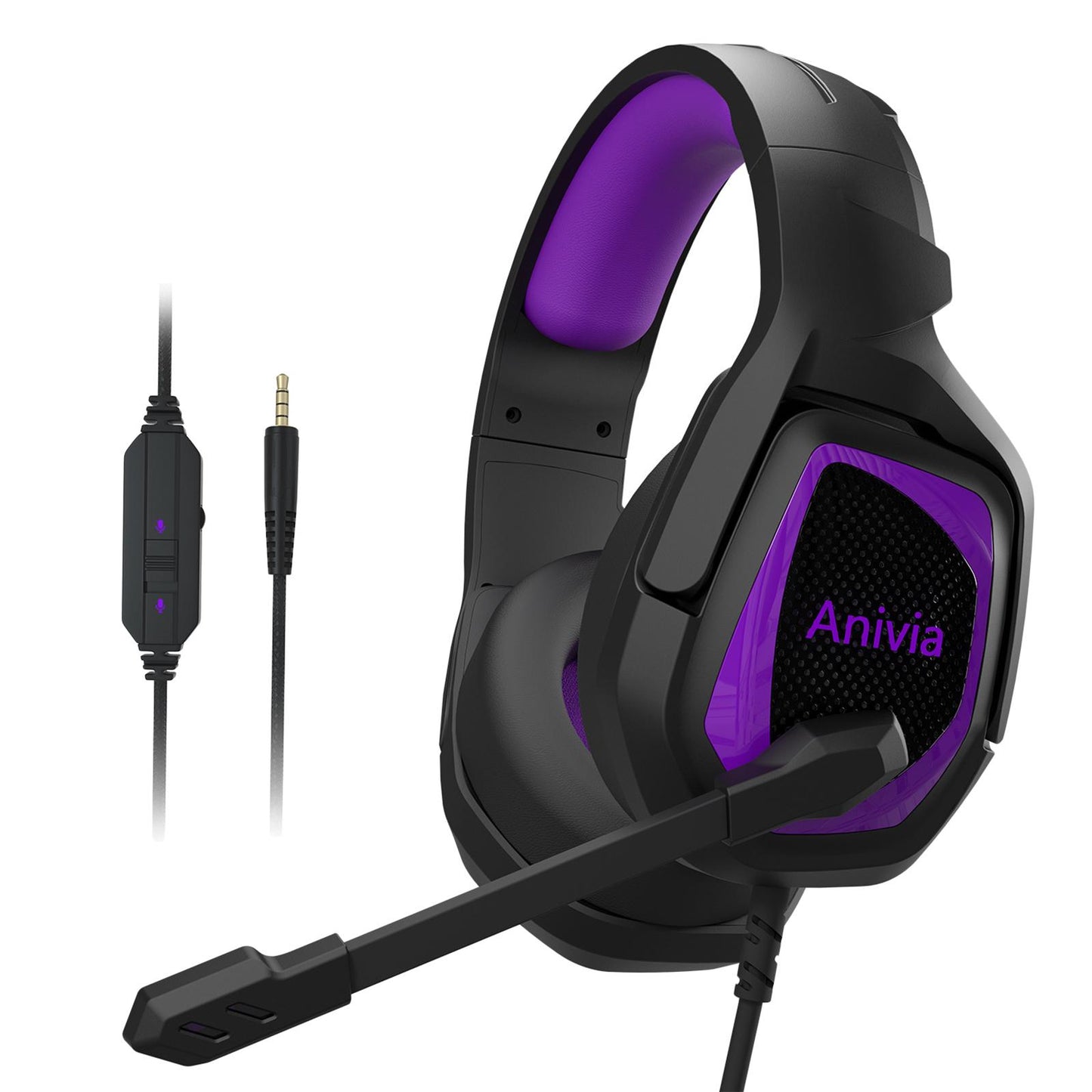 Gaming Headset Stereo Bass Surround Over Ear Headphone for PS4 Computer PC