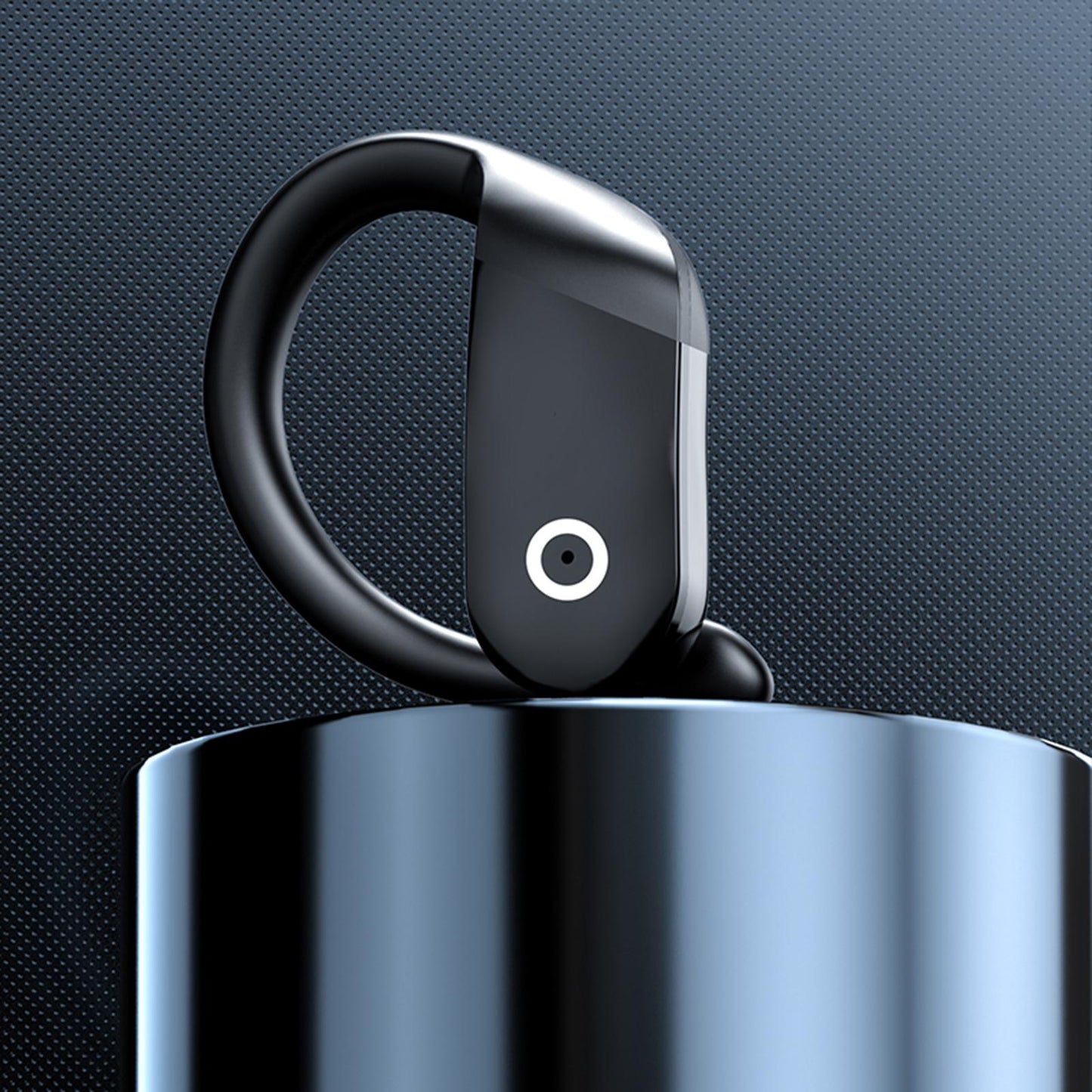 Headset Earpiece Business Earphone Ear Hook Waterproof Headphone for Yoga Black Boxed