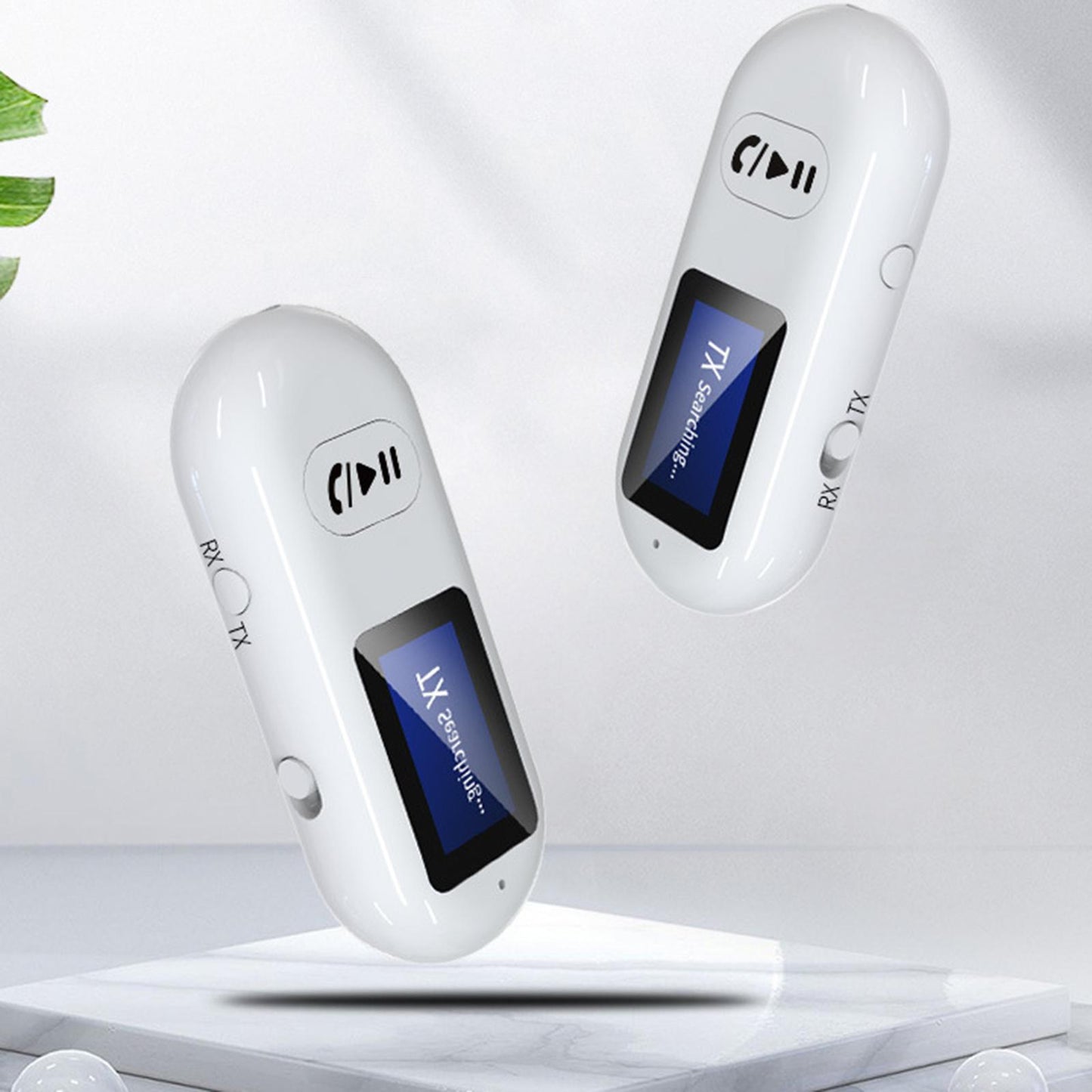 Audio Receiver Transmitter with 3.5mm AUX Port for Headset