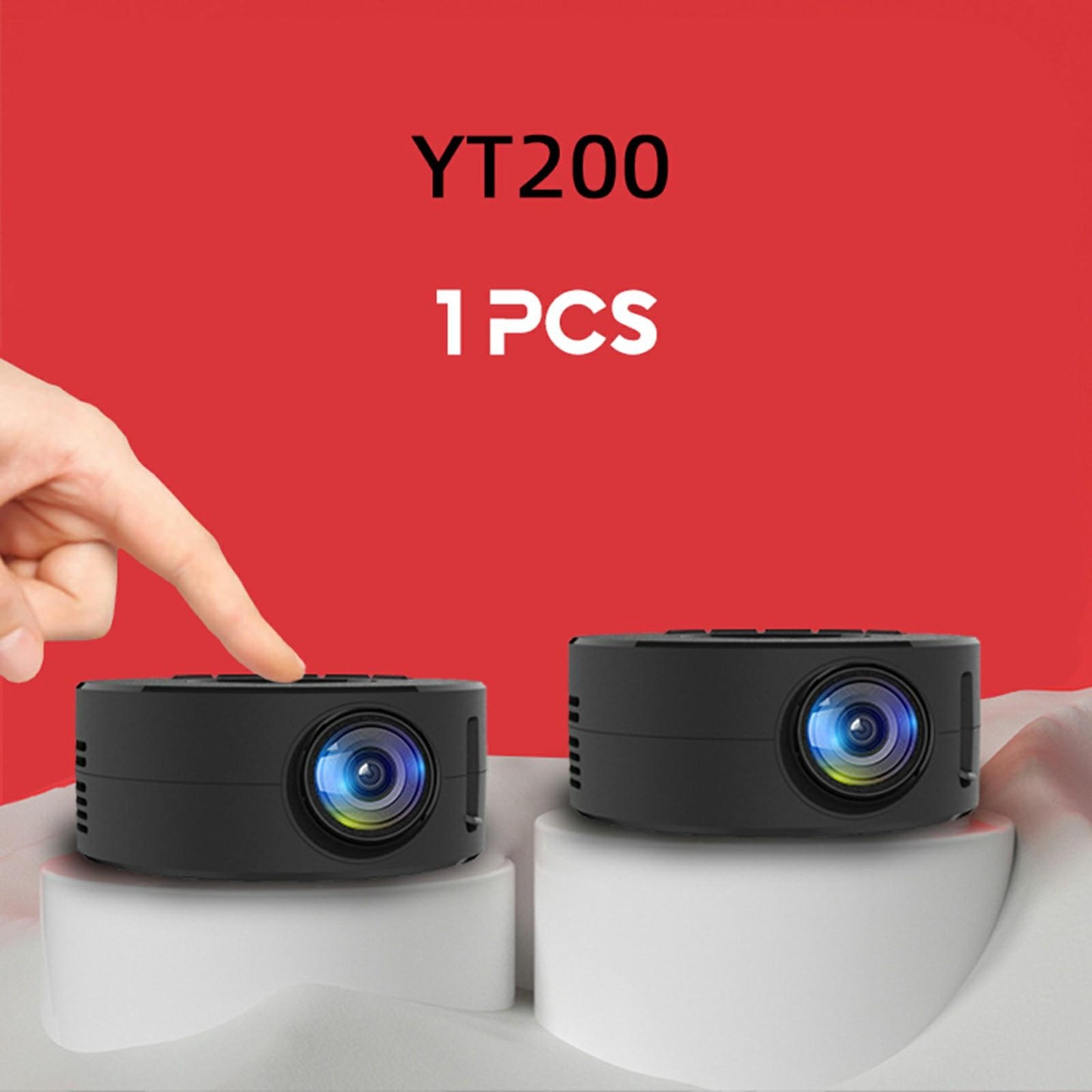 Mini Projector Panel Keys Optical Lens for Outdoor phone Household