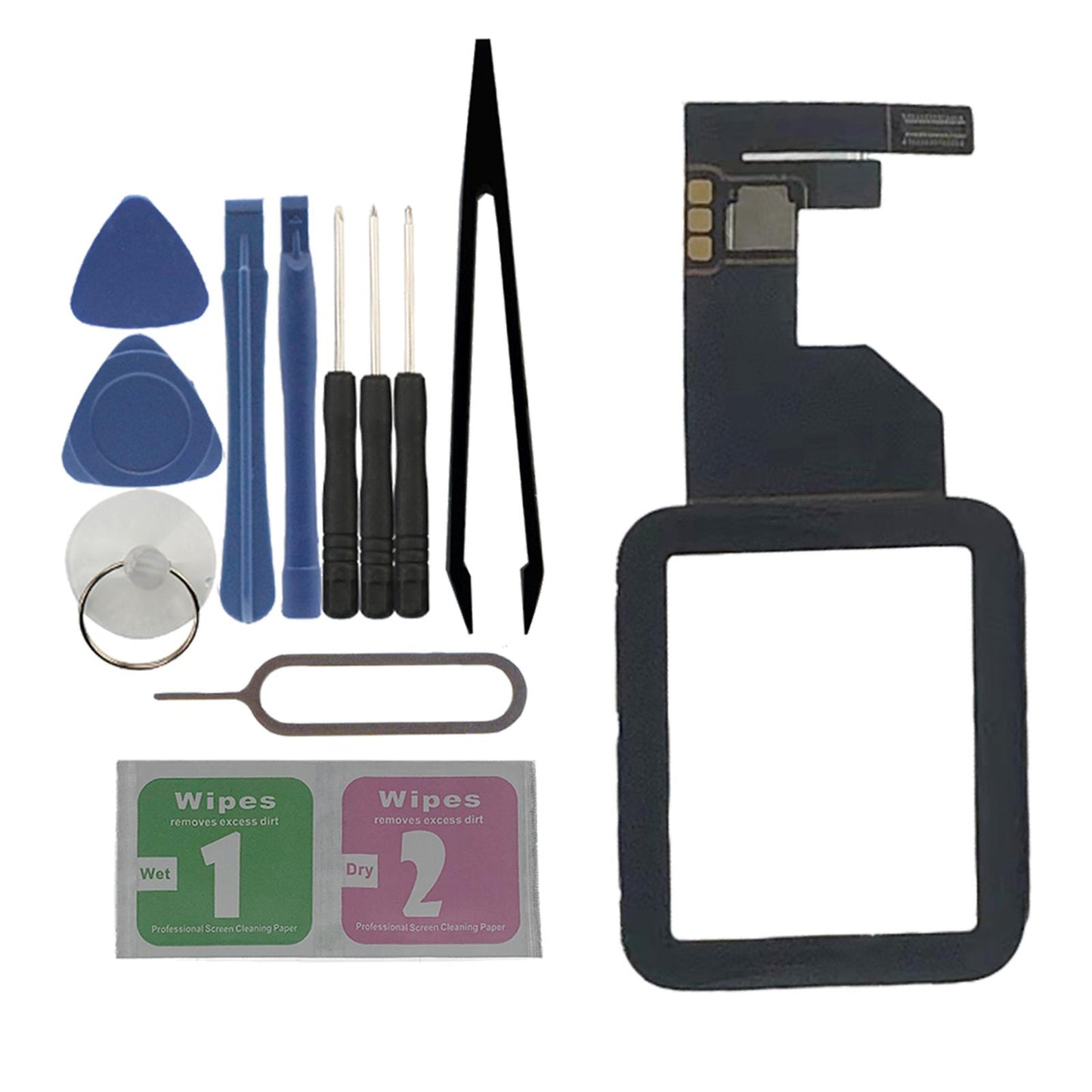 Front Lens Digitizer Replacement Repair Kit for S1 38mm Watch