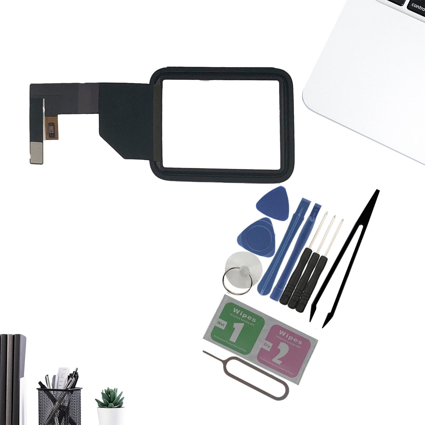 Front Glass Lens Digitizer Replacement Repair Kit for Series 1 42mm