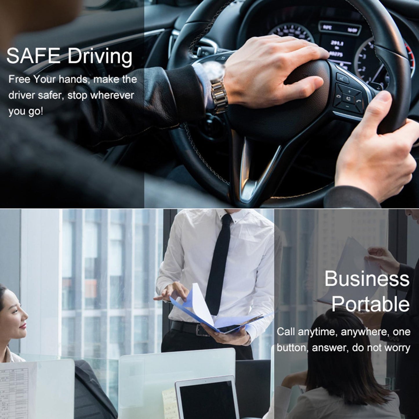 collar Earphone in Ear Lightweight Vibration for Running Sport Gifts Black