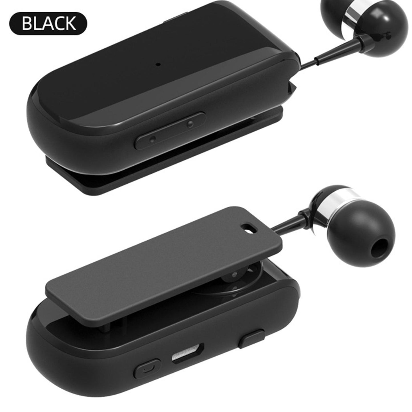 collar Earphone in Ear Lightweight Vibration for Running Sport Gifts Black