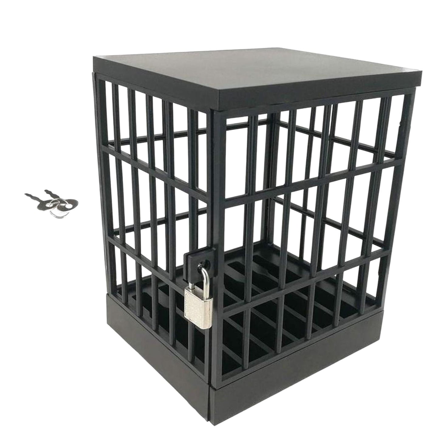 Mobile Phone Lock Box Jail Prison Novelty Gift for Kids Adults Phones Black