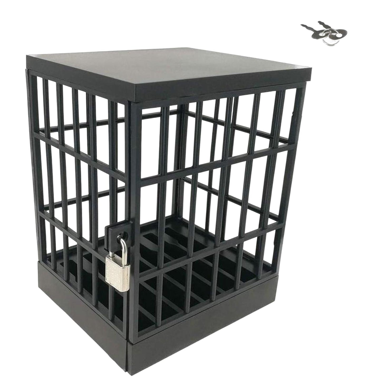 Mobile Phone Lock Box Jail Prison Novelty Gift for Kids Adults Phones Black