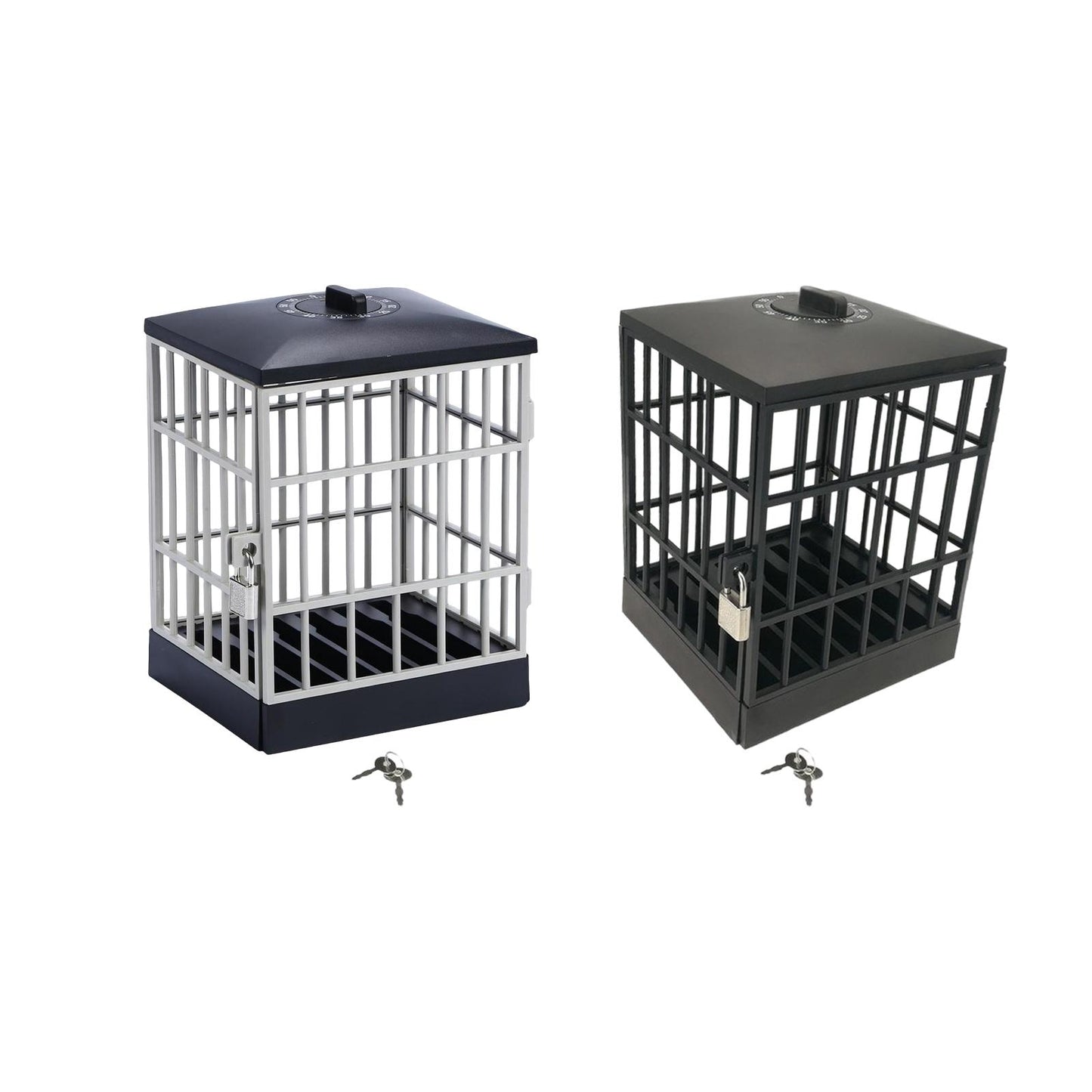 Smartphone Lock Box with Phone Jail Prison for Office Party Black Gray