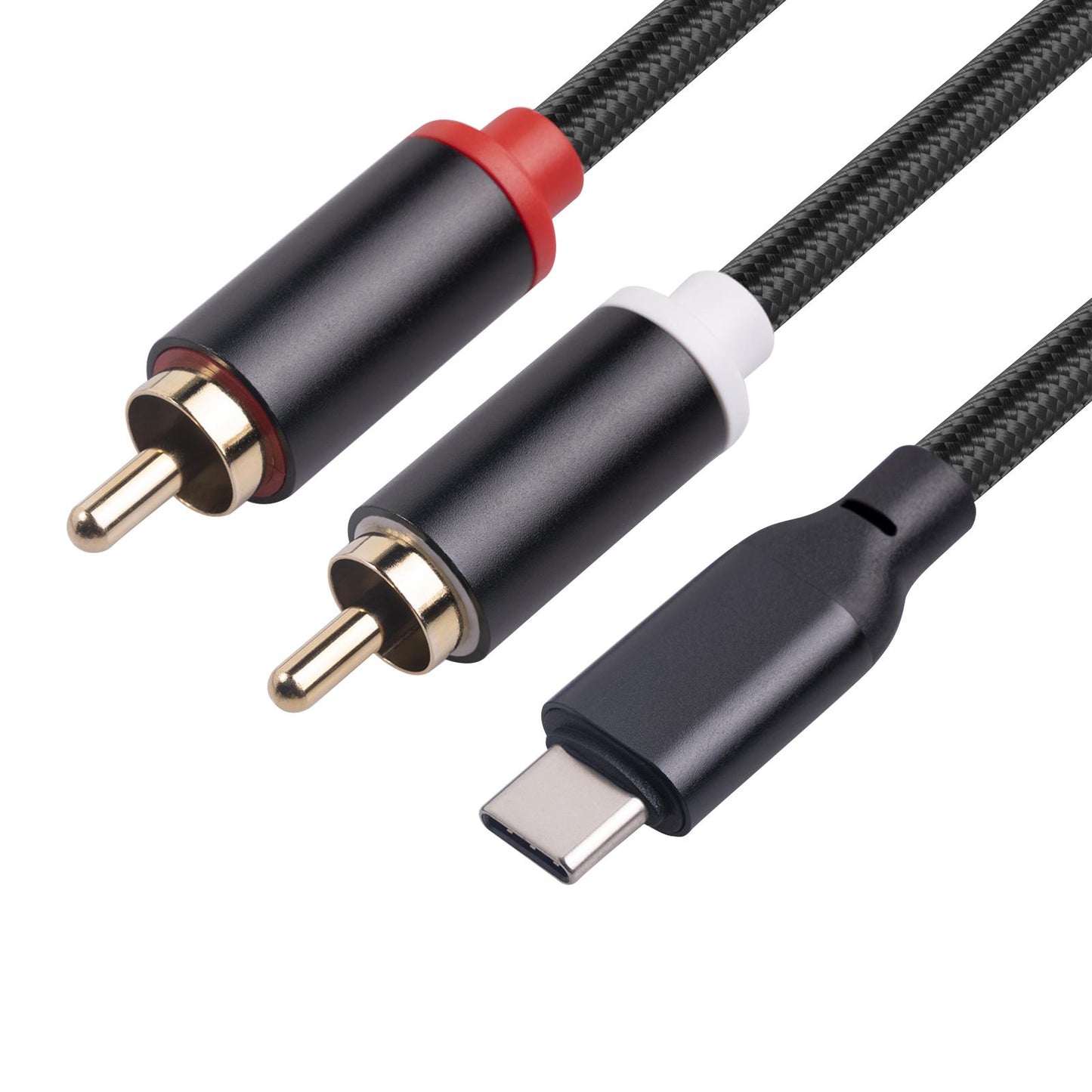 Type C to Dual RCA High Compatibility Audio for Mixers Phones Amplifiers 2m