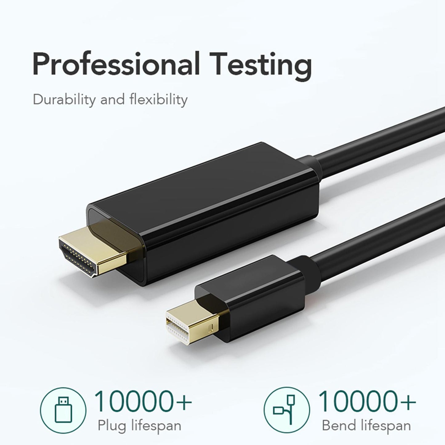 Mini DP to HDMI Cable Male for Projector Computer Professional