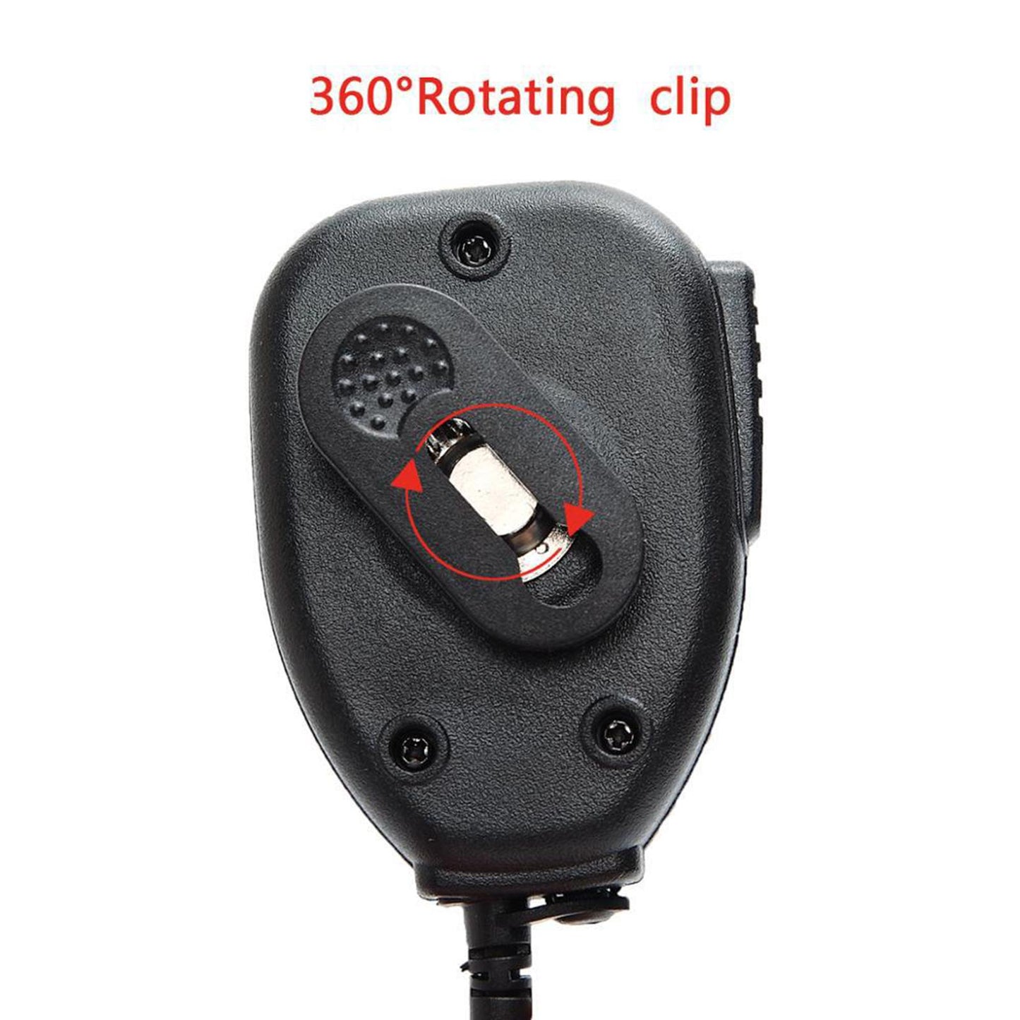Speaker 2 Pin 360 Rotatable Clip PTT for GT-3TP