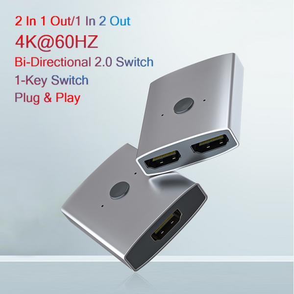 HDMI Switcher Splitter Bi Direction 2 in 1 Out / for Computer Set Monitors
