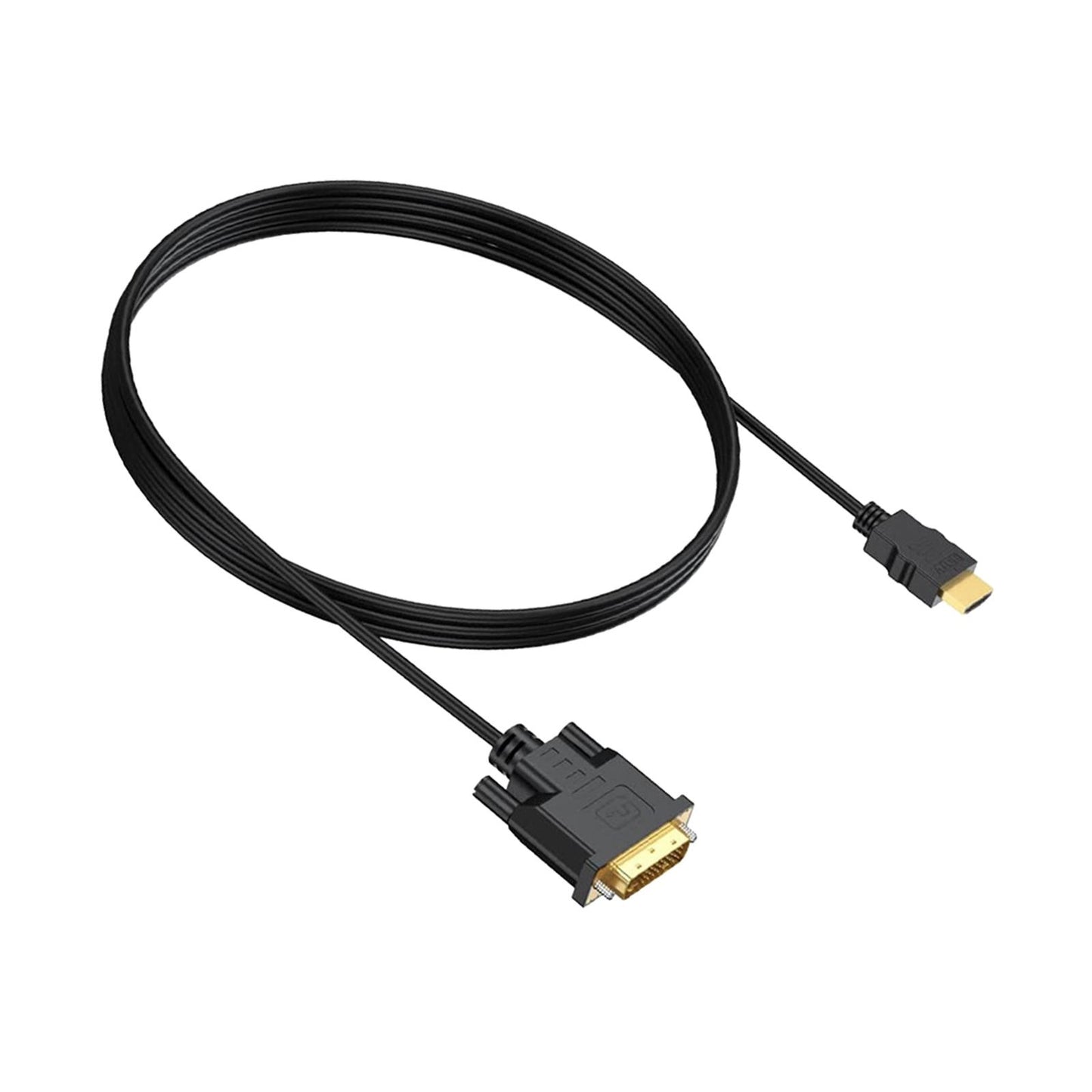 DVI to HDMI Adapter Cable HDMI Male to Dvi-D Male for Desktops TV Monitors 2m